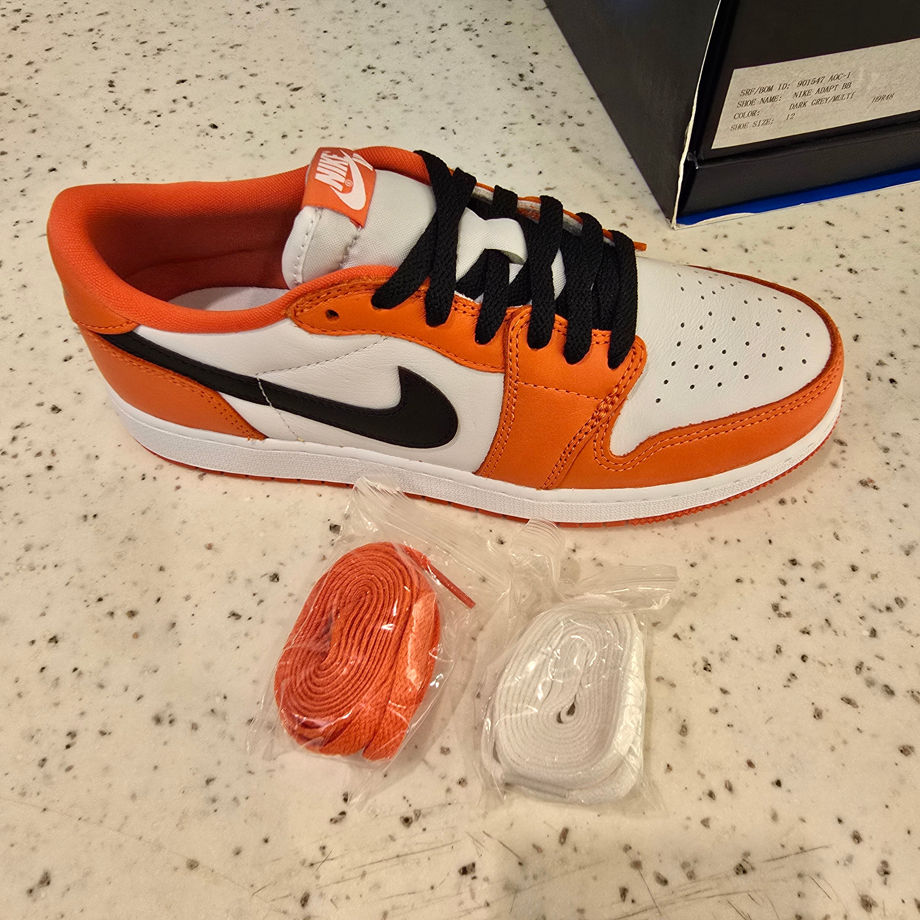 Jordan 1 Low OG Starfish (GS) SZ 7Y USED NO BOX