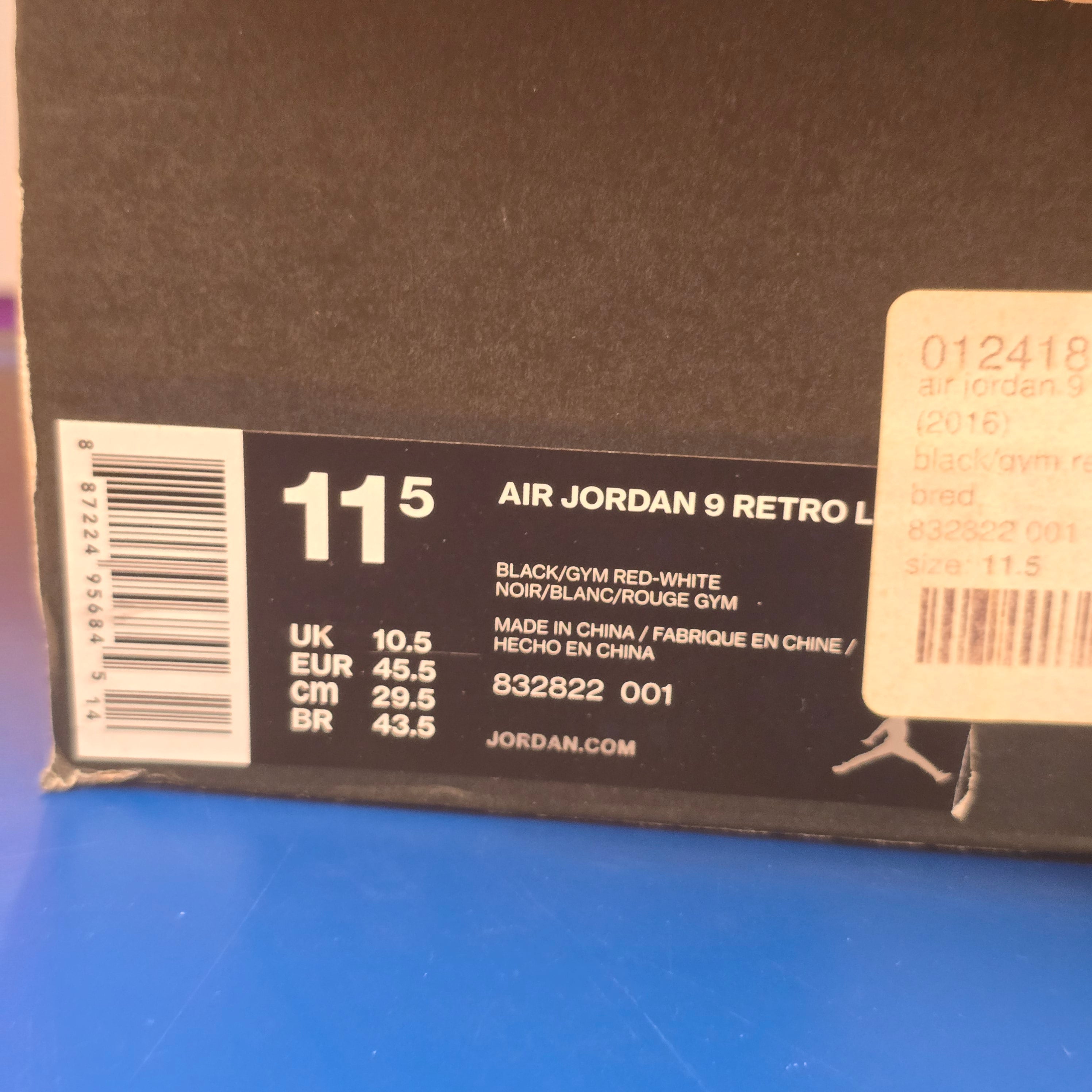 Jordan 9 Retro Low Snakeskin SZ 11.5 USED