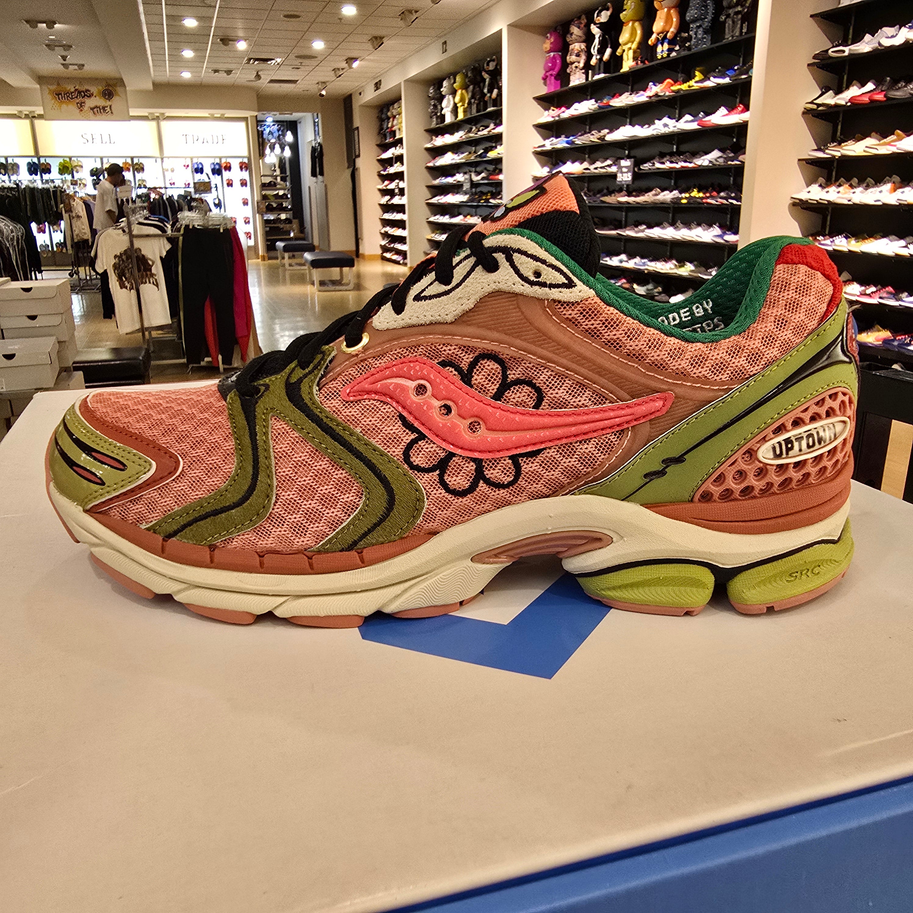 Saucony ProGrid Triumph 4Jae Tips Flowers Grow Uptown Virginia Creeper SZ 10