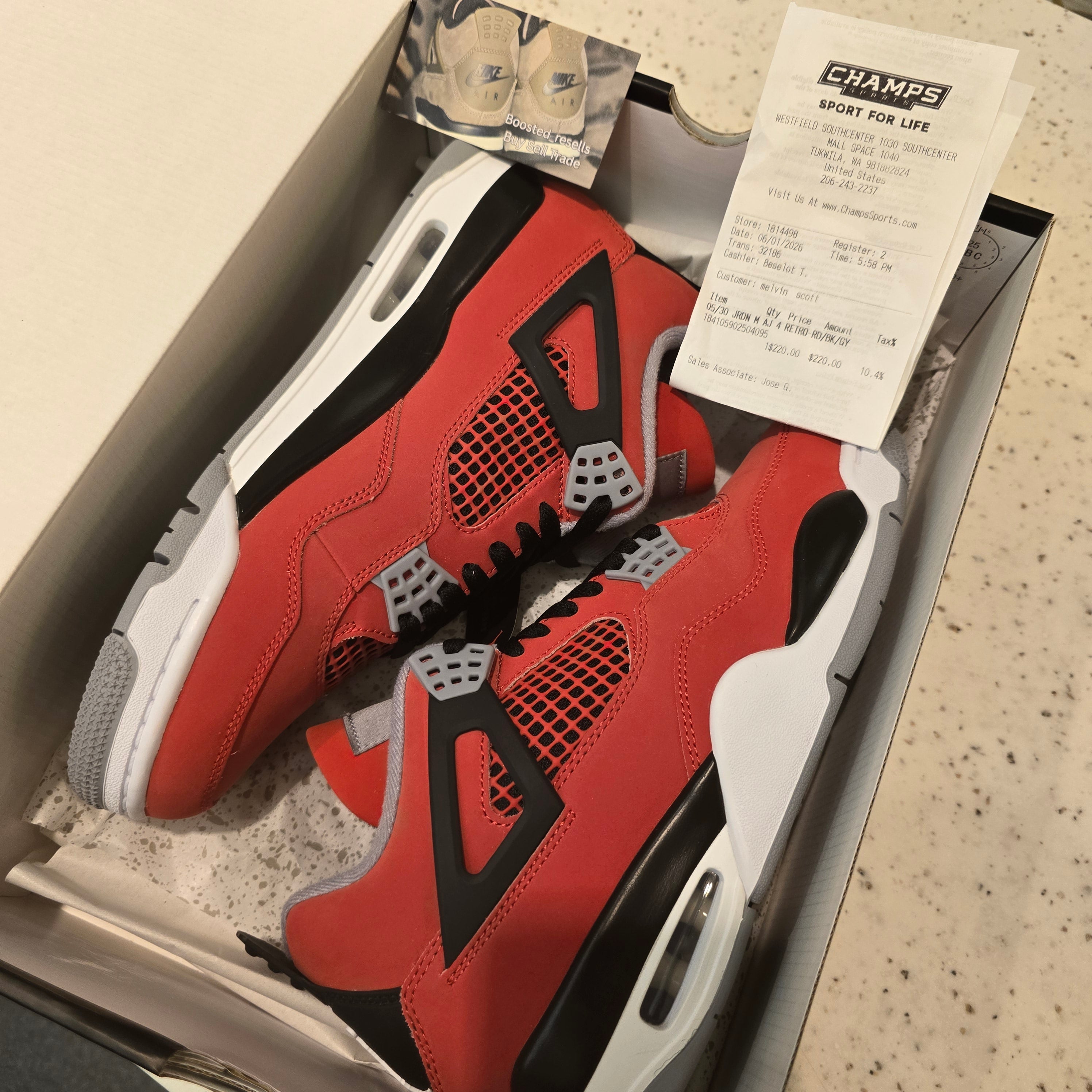 Jordan 4 Retro Toro Bravo (2026) SZ 9.5