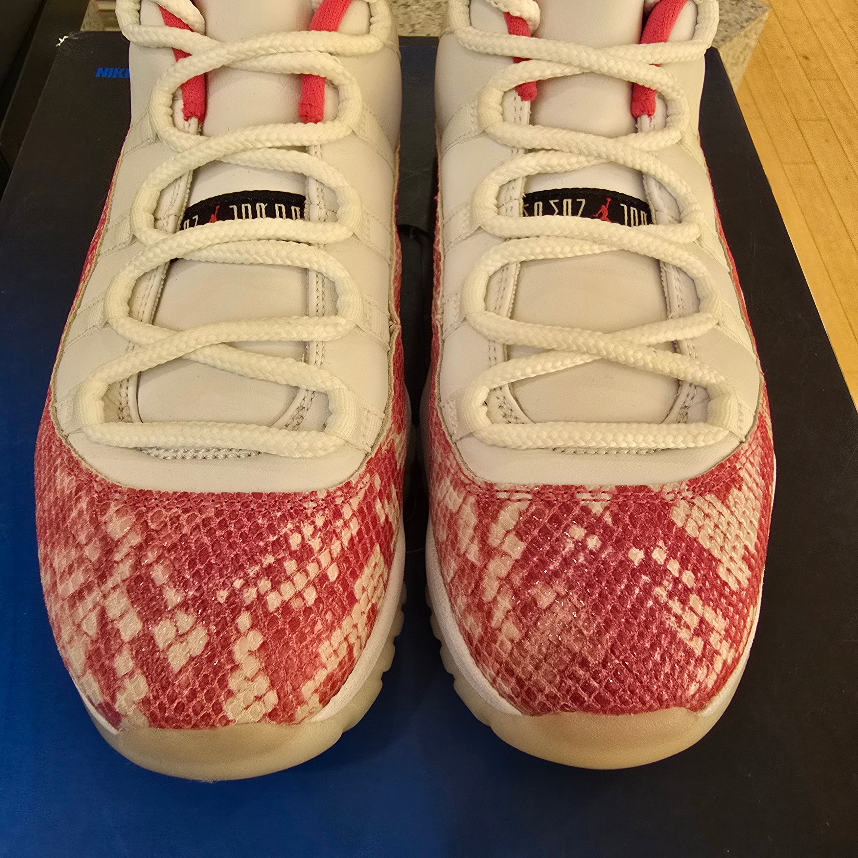 Jordan 11 Retro Low Pink Snakeskin (2019) (Women's) SZ 8.5/7M USED