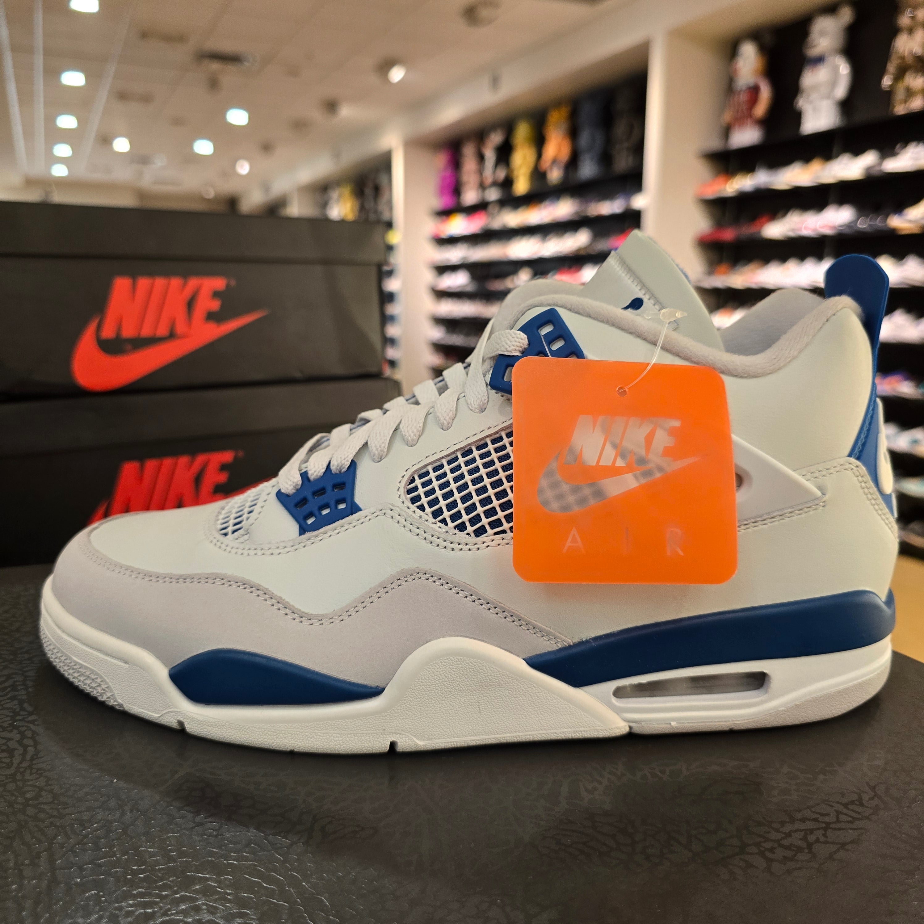 Air Jordan 4 Retro Military Blue SZ 12