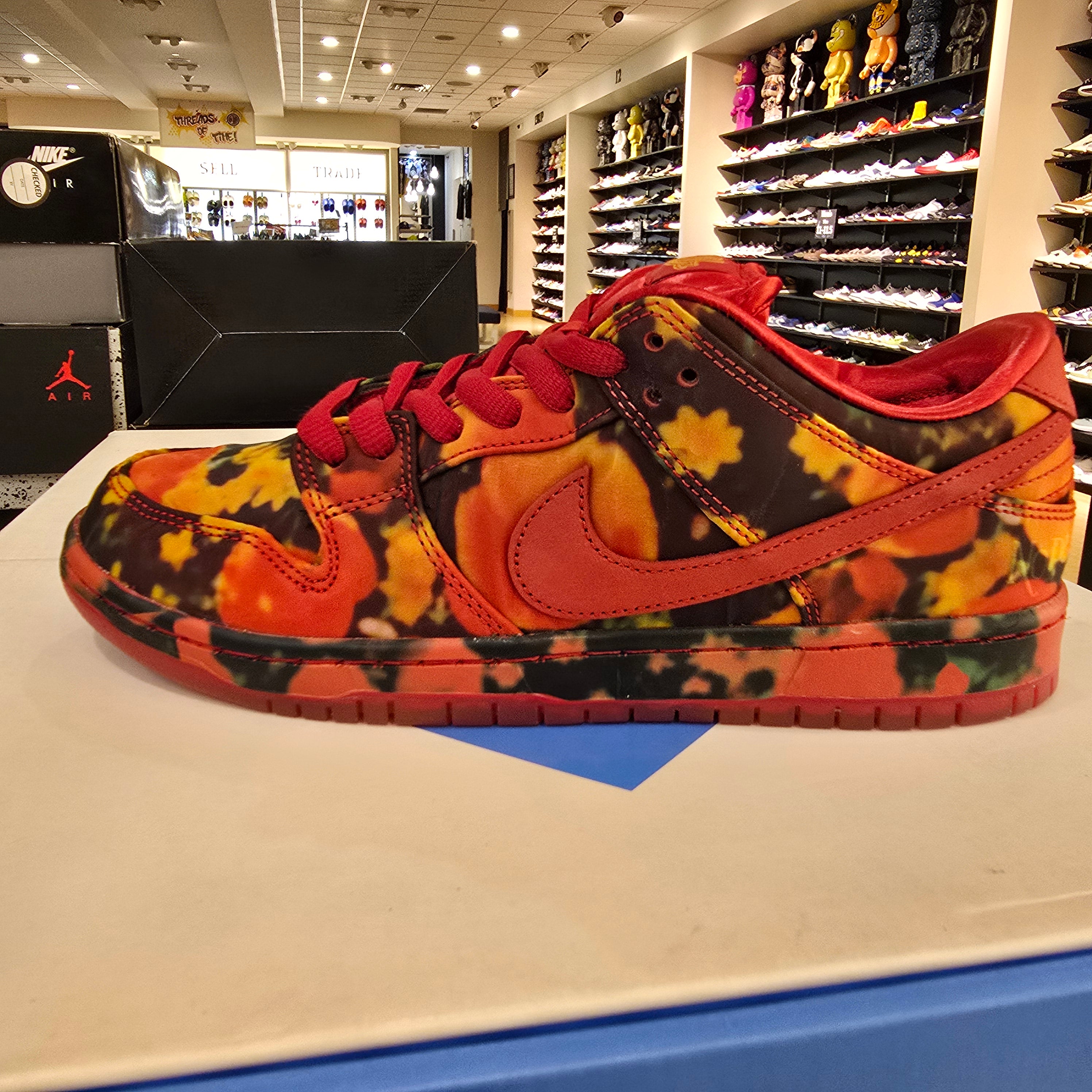 Nike SB Dunk Low The Wizard Of Oz Poppy Field SZ 10