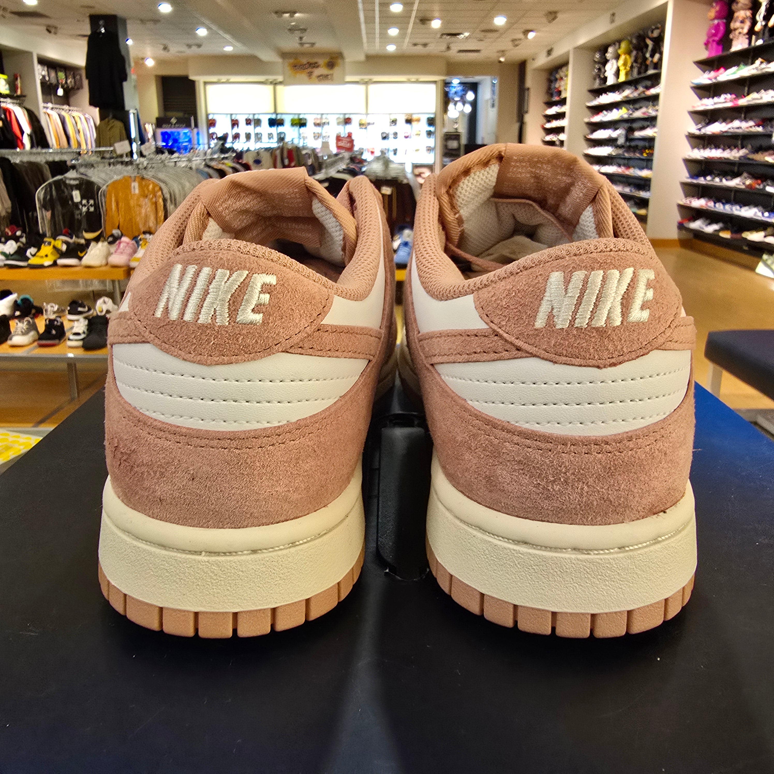 Nike Dunk Low Rose Whisper Gold Mini Swoosh (Women's) SZ 10/8.5M MISSING LID