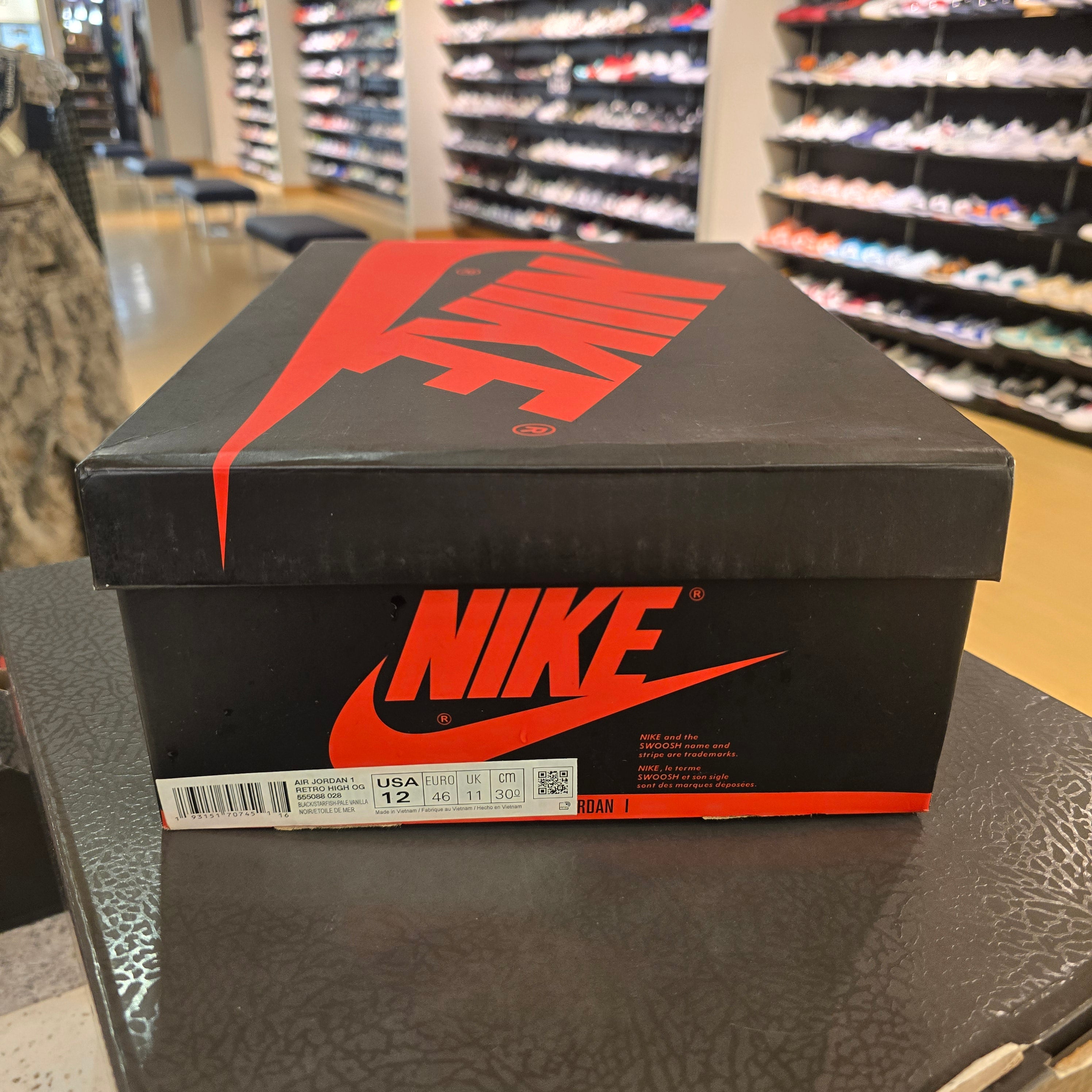 Air Jordan 1 Retro High Shattered Backboard 3.0 SZ 12 USED