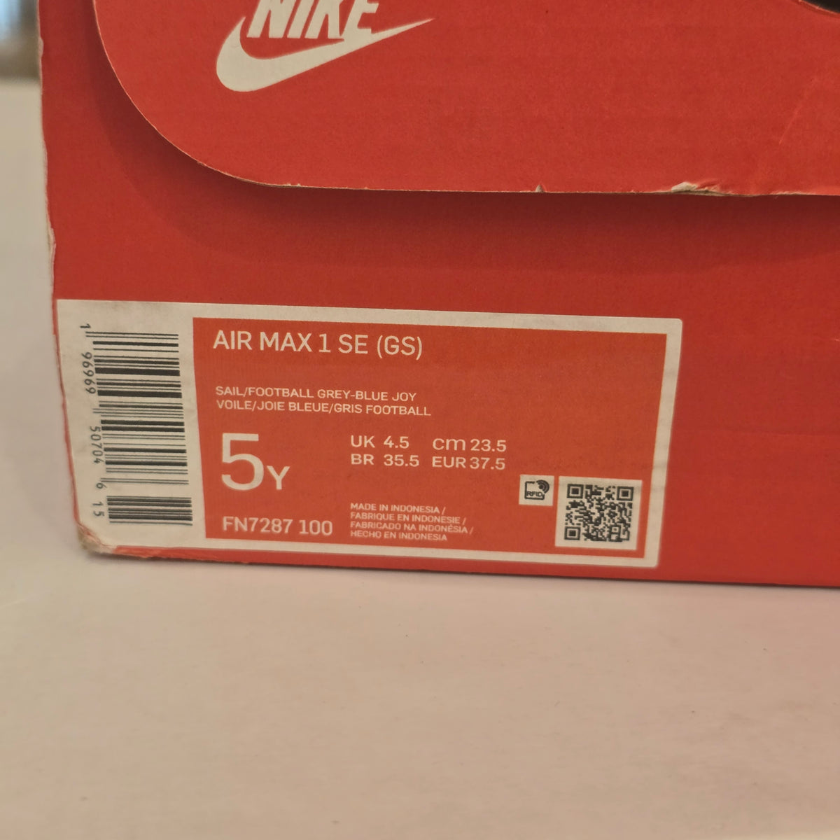 Nike Air Max 1 SE Everything You Need (GS) SZ 5Y