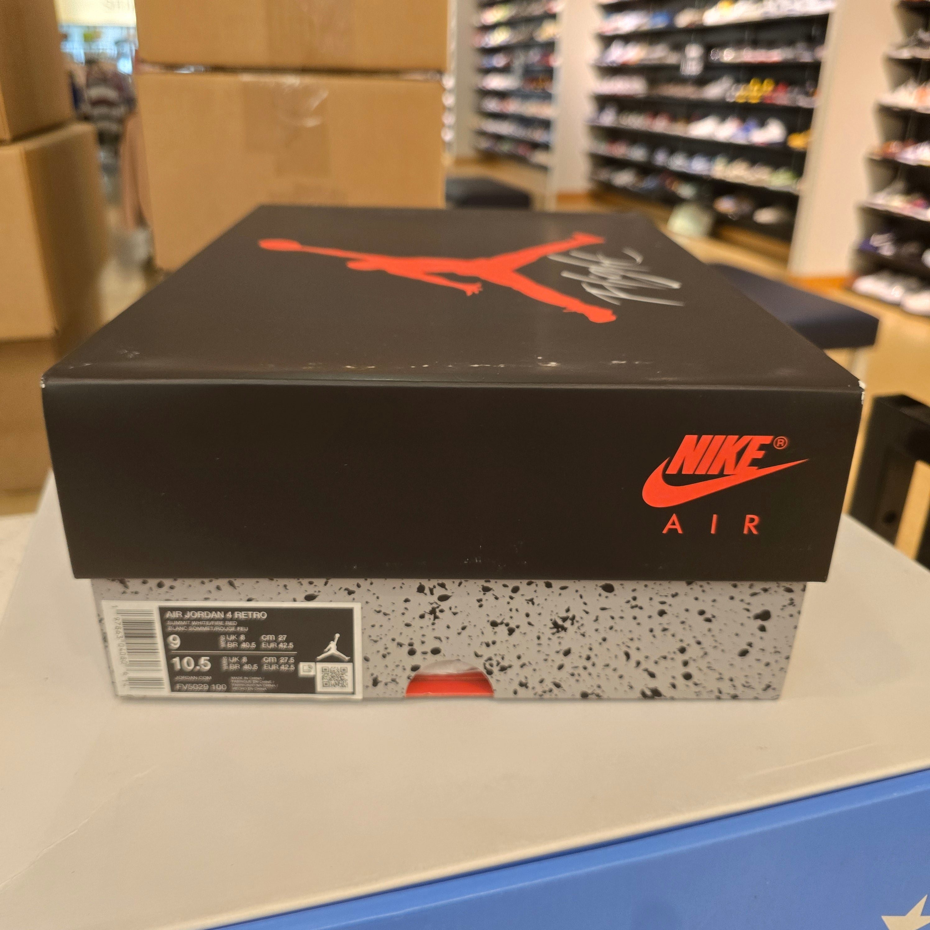 Jordan 4 Retro White Cement (2025) SZ 9