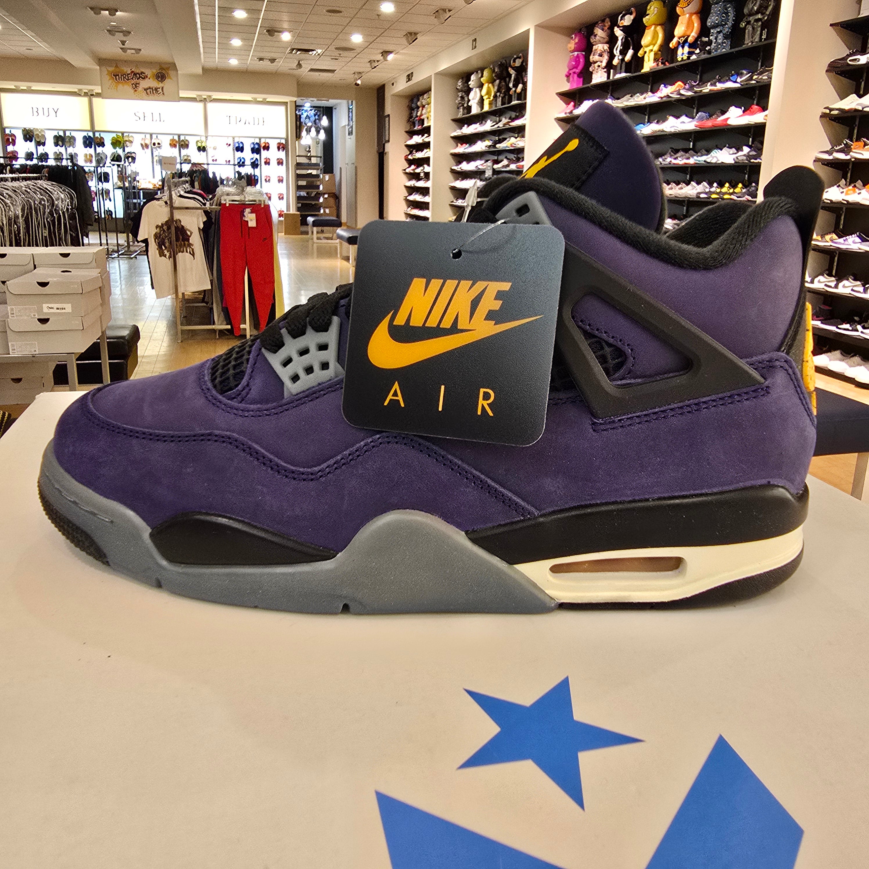 Jordan 4 Retro Lakers SZ 9