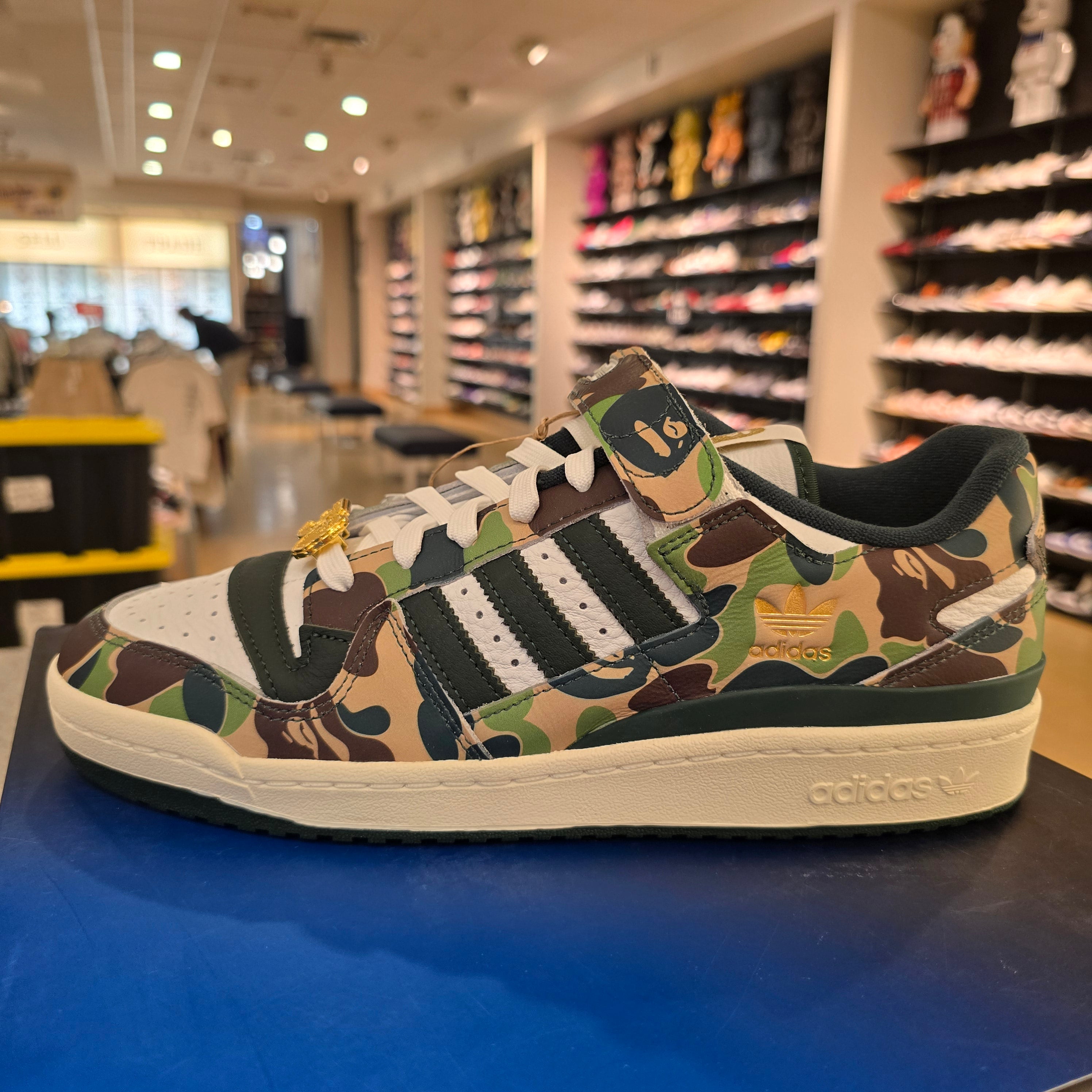 Adidas Forum 84 Low Bape 30th Anniversary Green Camo SZ 9.5