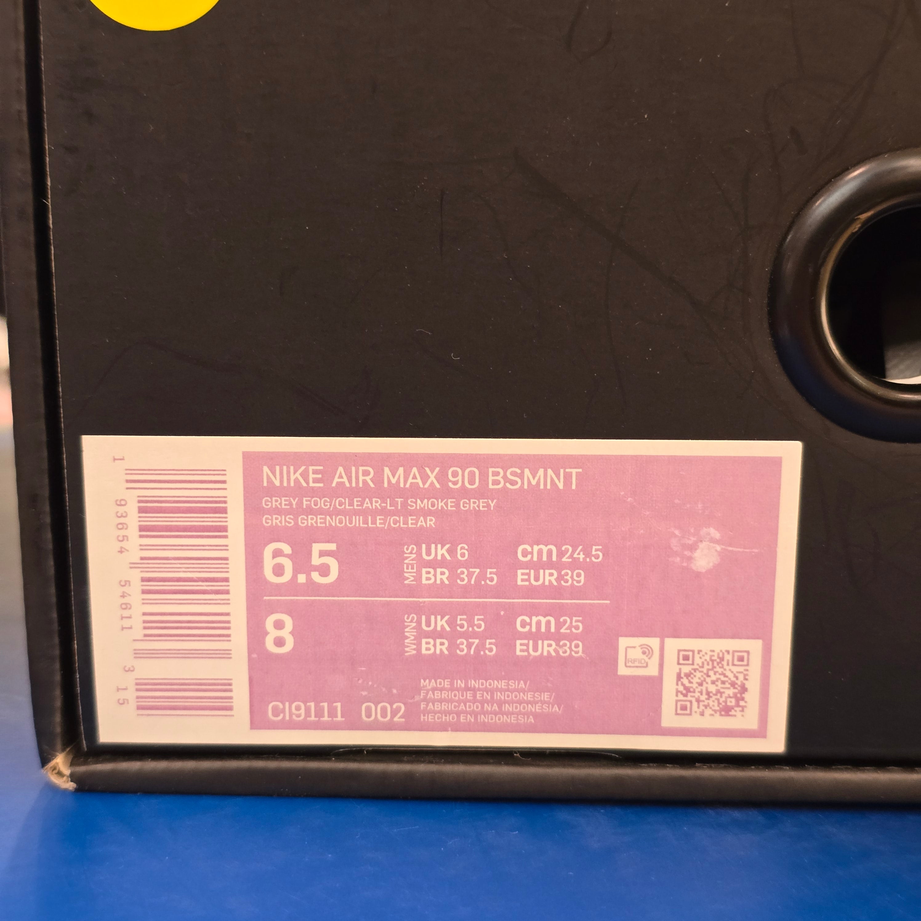 Nike Air Max 90 The Basement London SZ 6.5