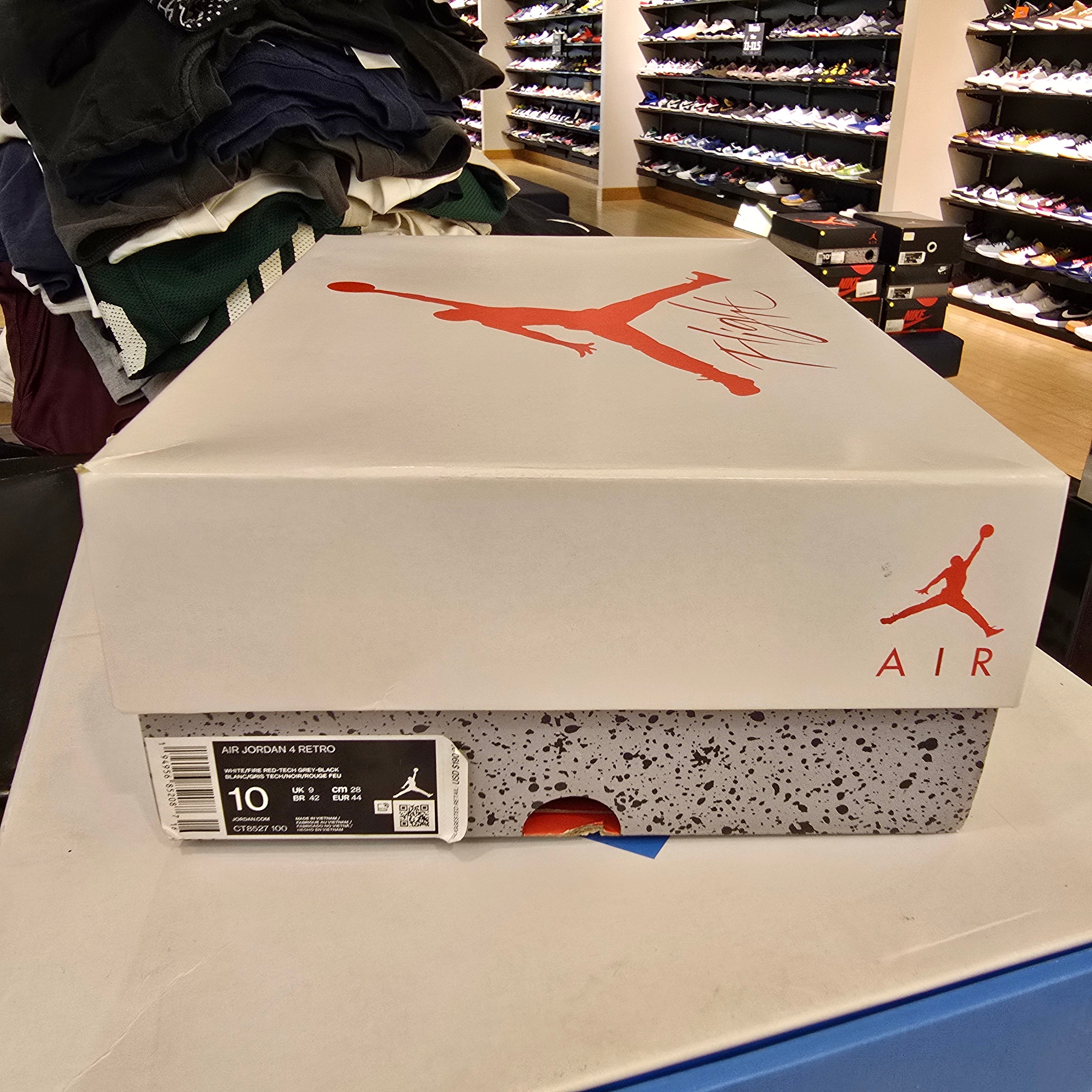 Jordan 4 Retro White Oreo (2021) SZ 10 USED