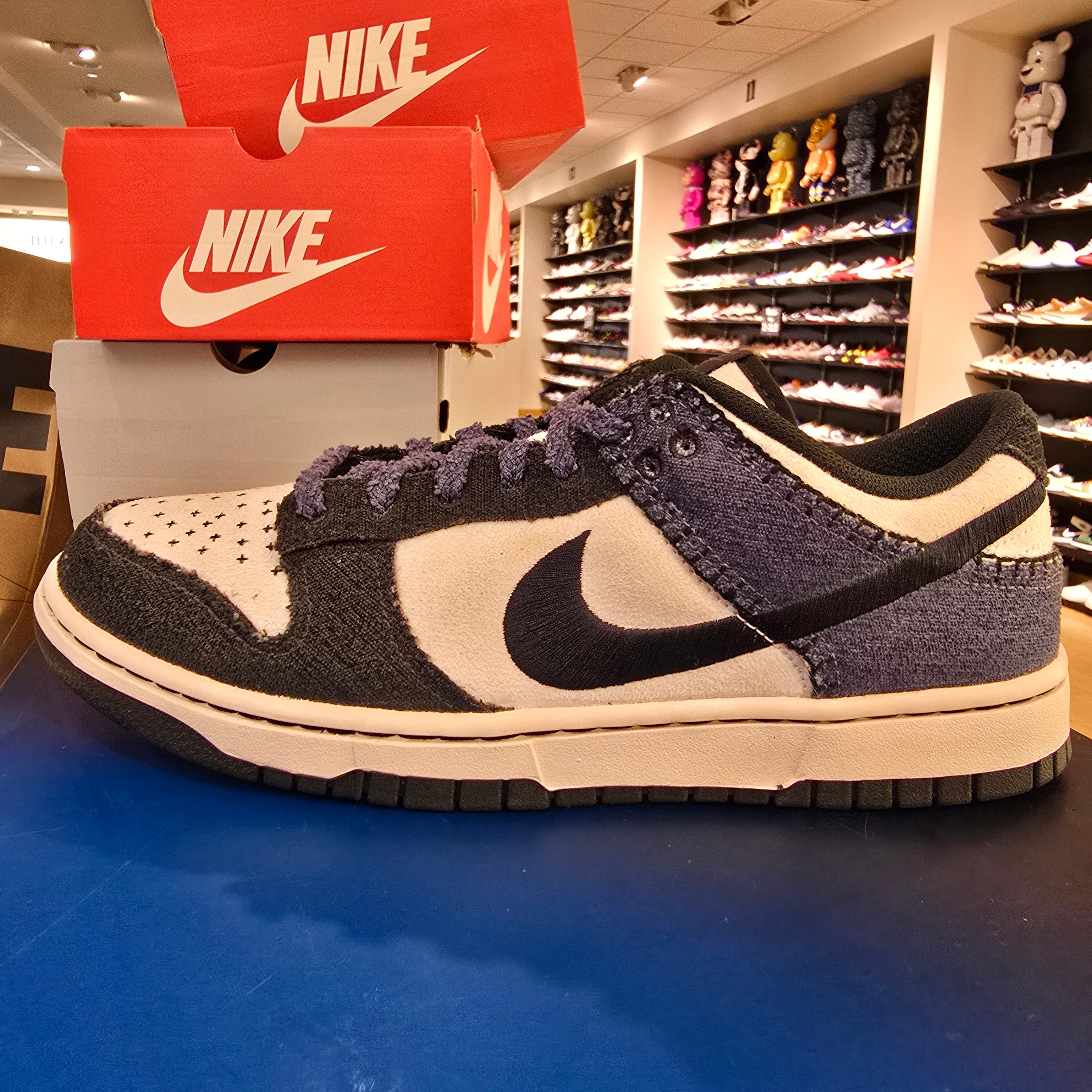 Nike Dunk Low Retro SE White Off Noir Sanded Purple SZ 9 MISSING LID