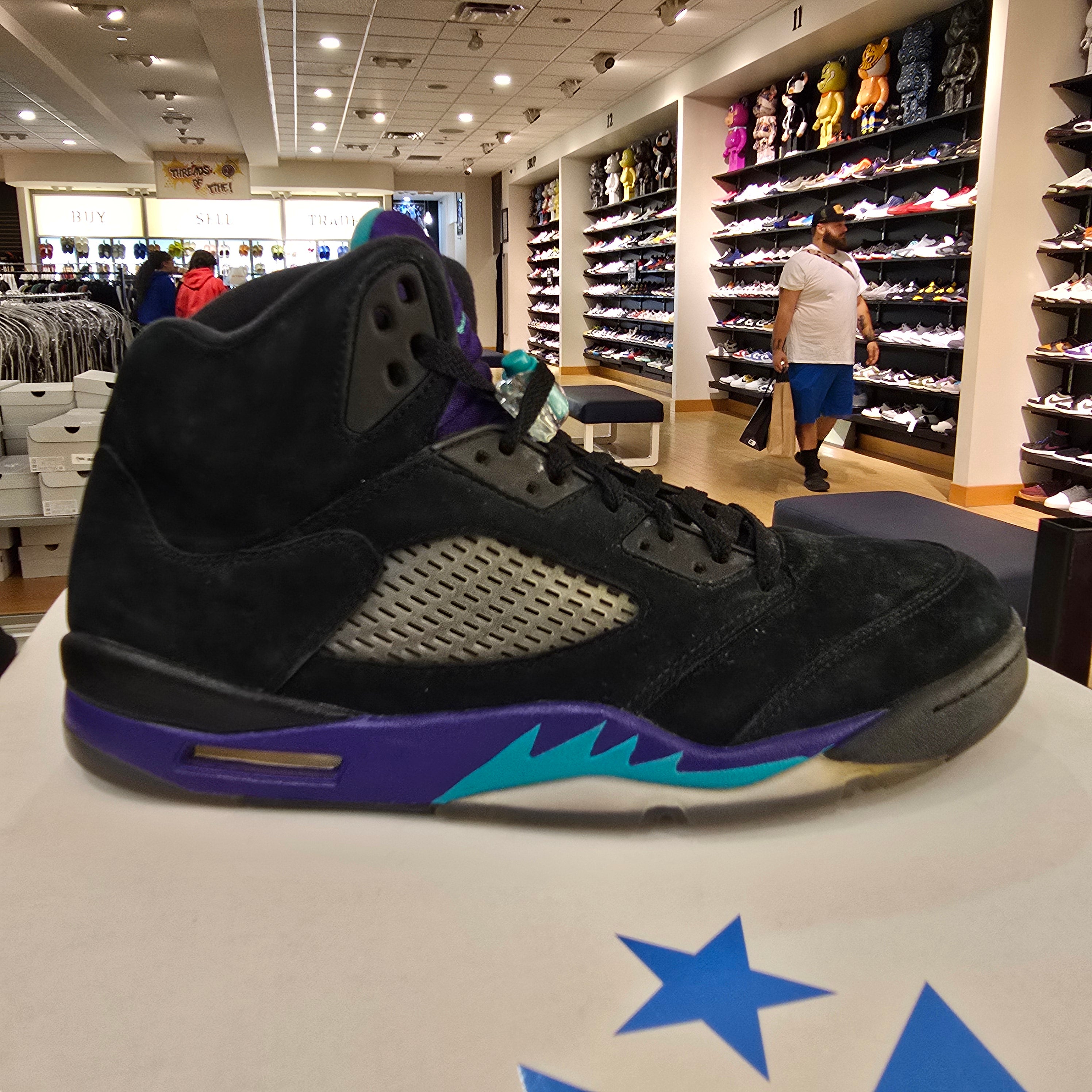 Jordan 5 Retro Black Grape (2013) SZ 11.5 USED NO BOX