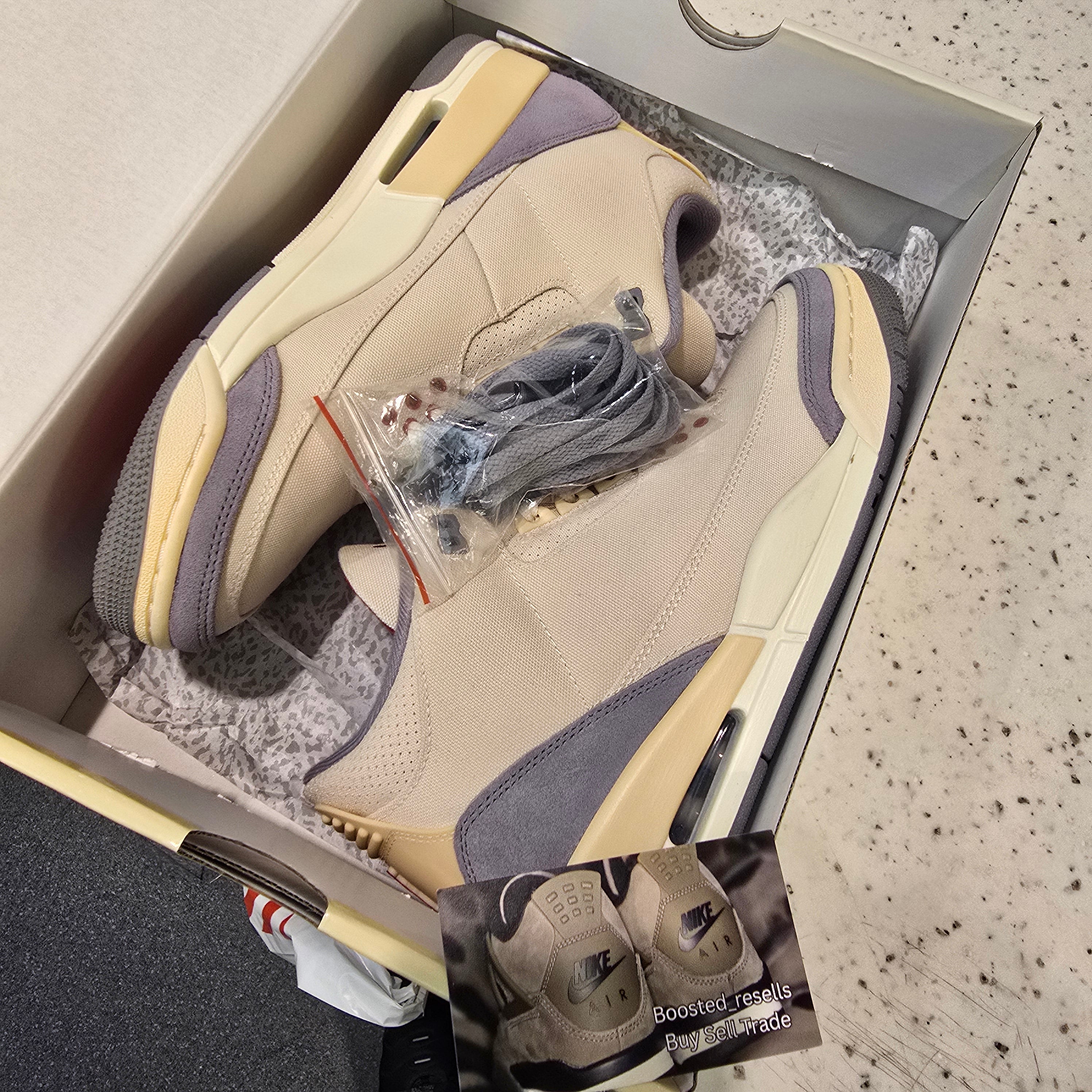 Jordan 3 Retro Muslin SZ 8.5 USED