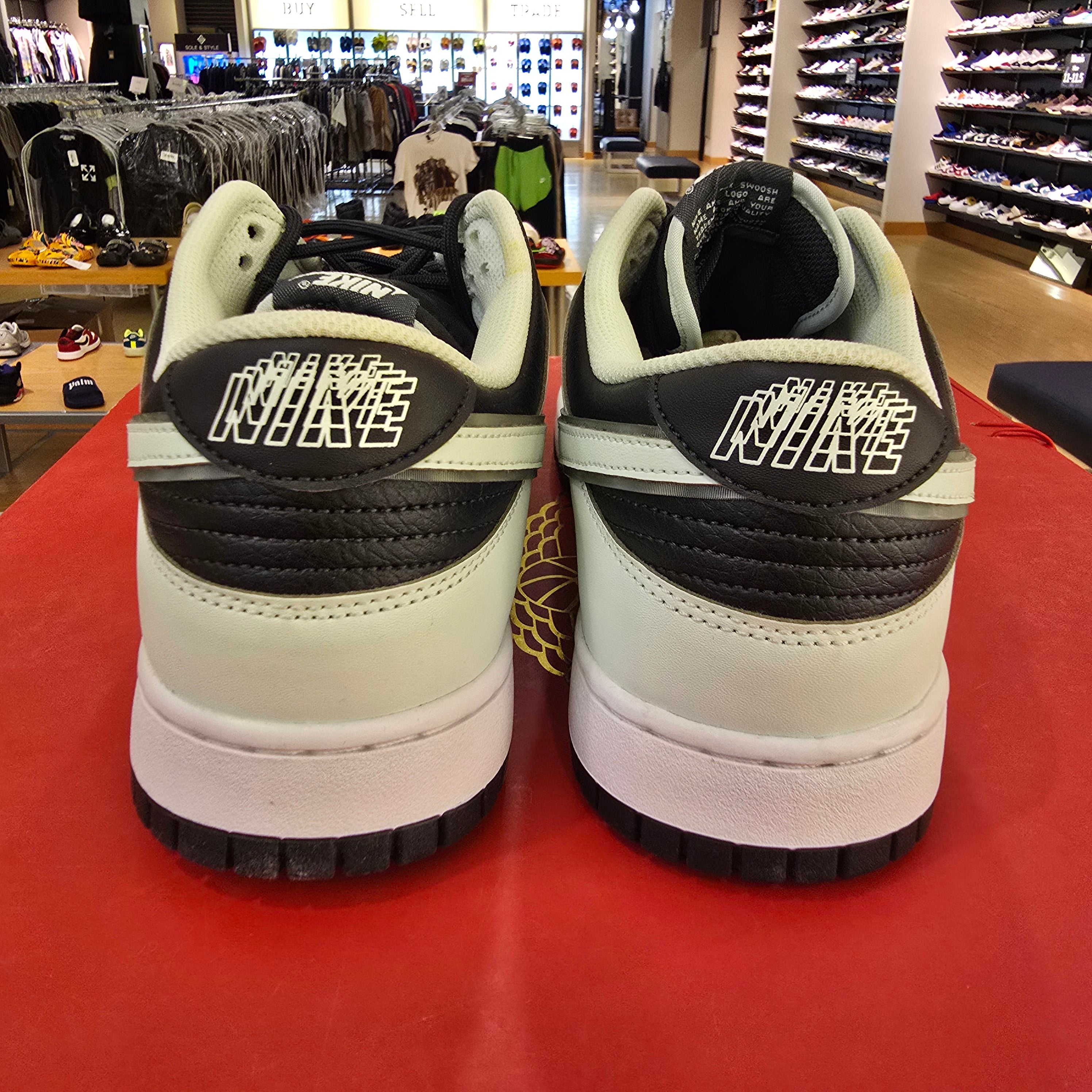 Nike Dunk Low Dark Smoke Grey Barely Green SZ 12.5 STAINS