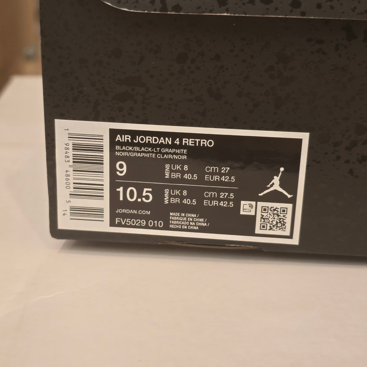 Jordan 4 Retro Black Cat (2025) SZ 9