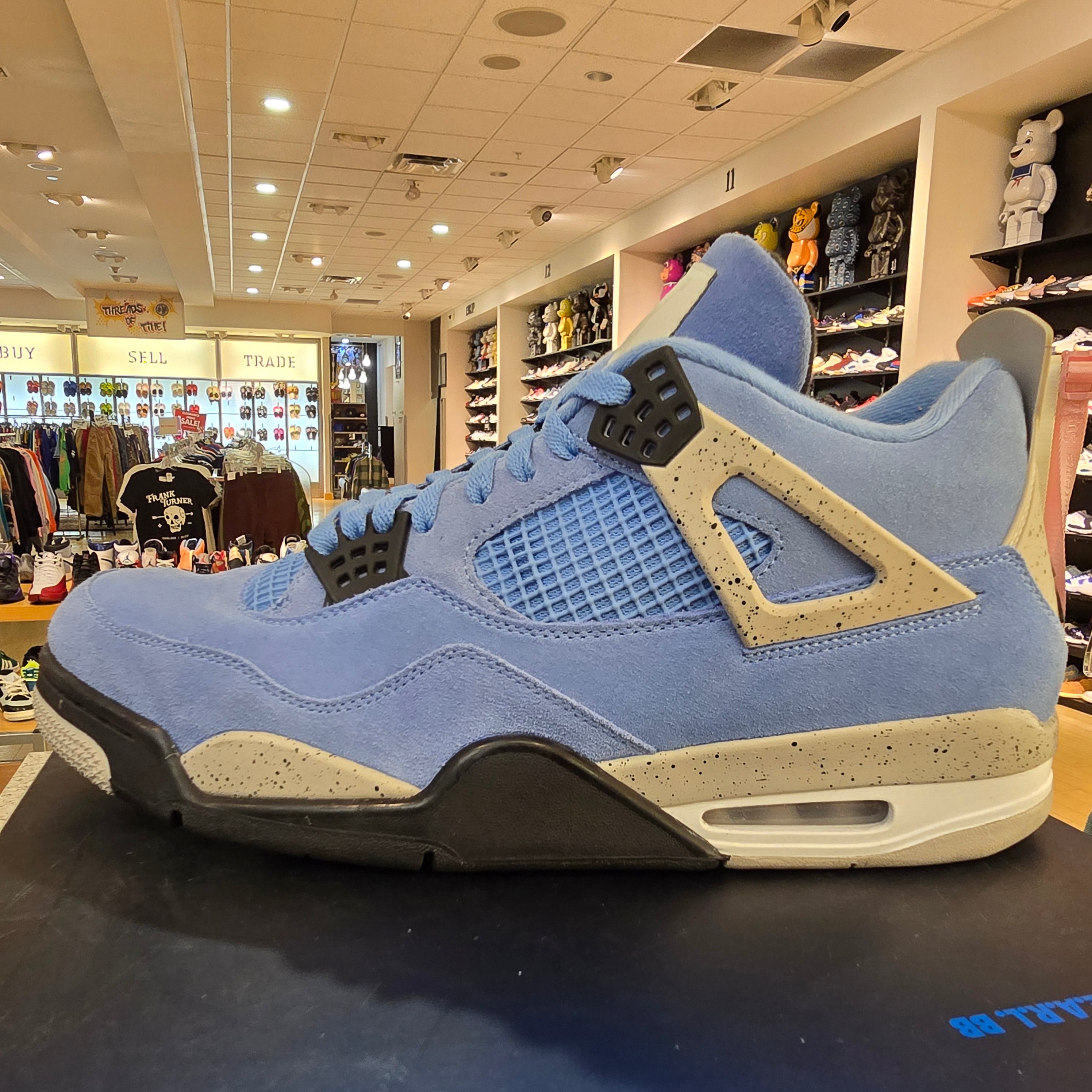 Jordan 4 Retro University Blue SZ 13 USED