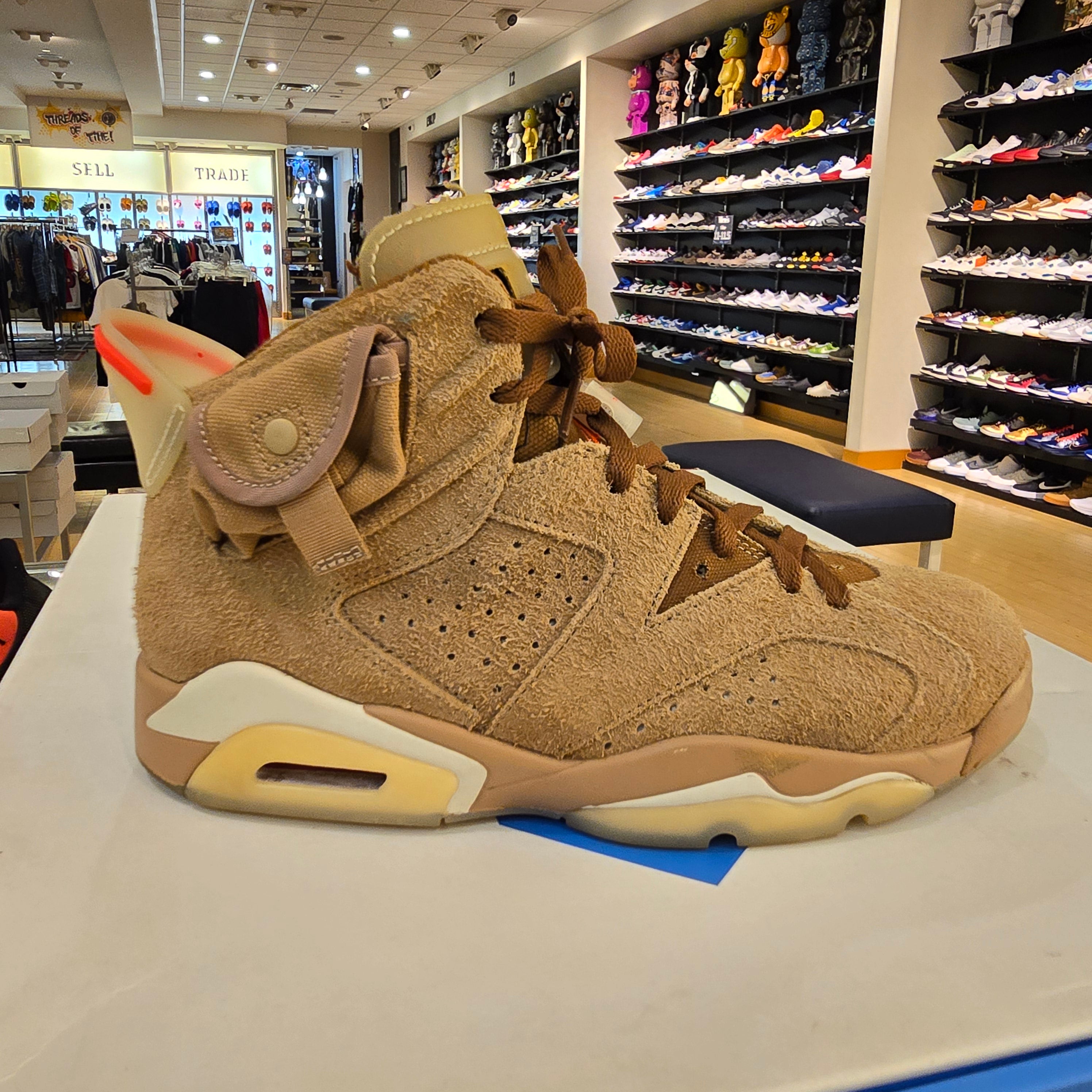 Jordan 6 Retro Travis Scott British Khaki SZ 7.5 USED