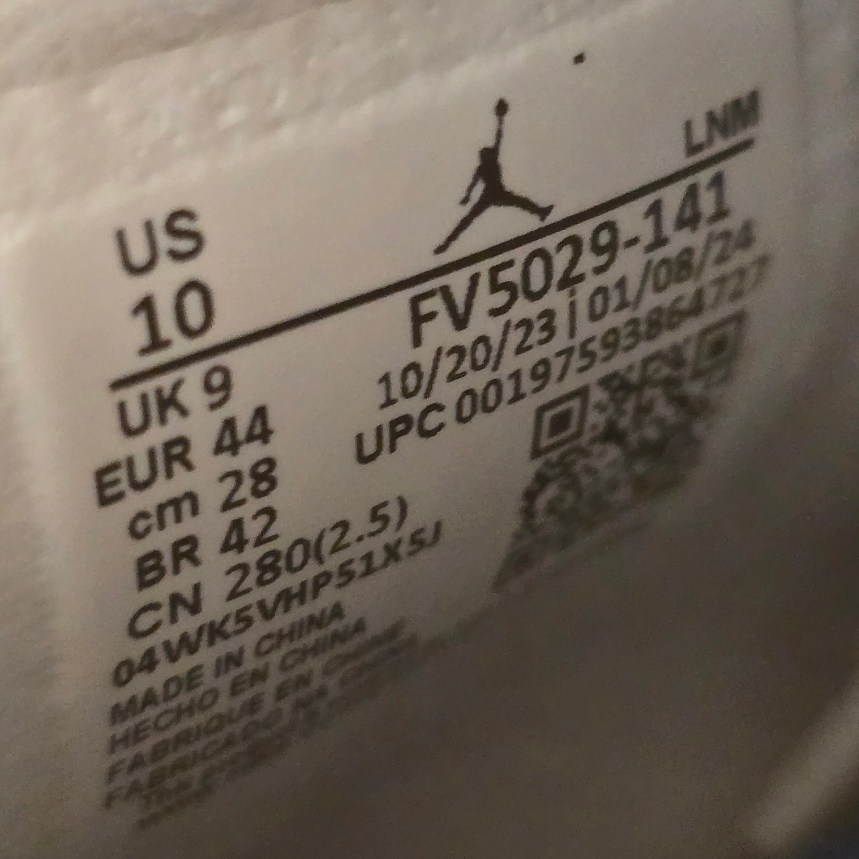 Jordan 4 Retro Military Blue (2024) SZ 10