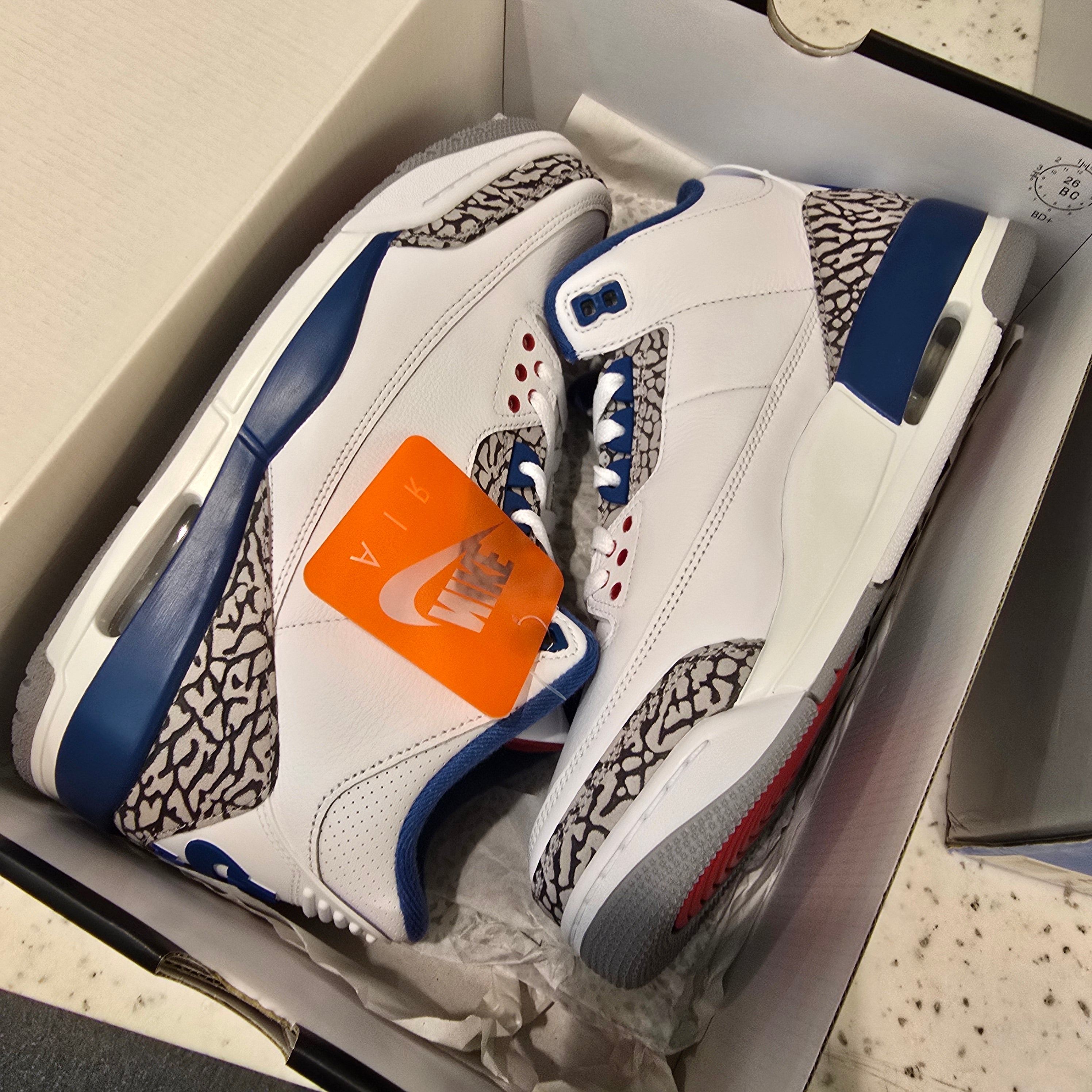 Jordan 3 Retro True Blue (2026) SZ 9