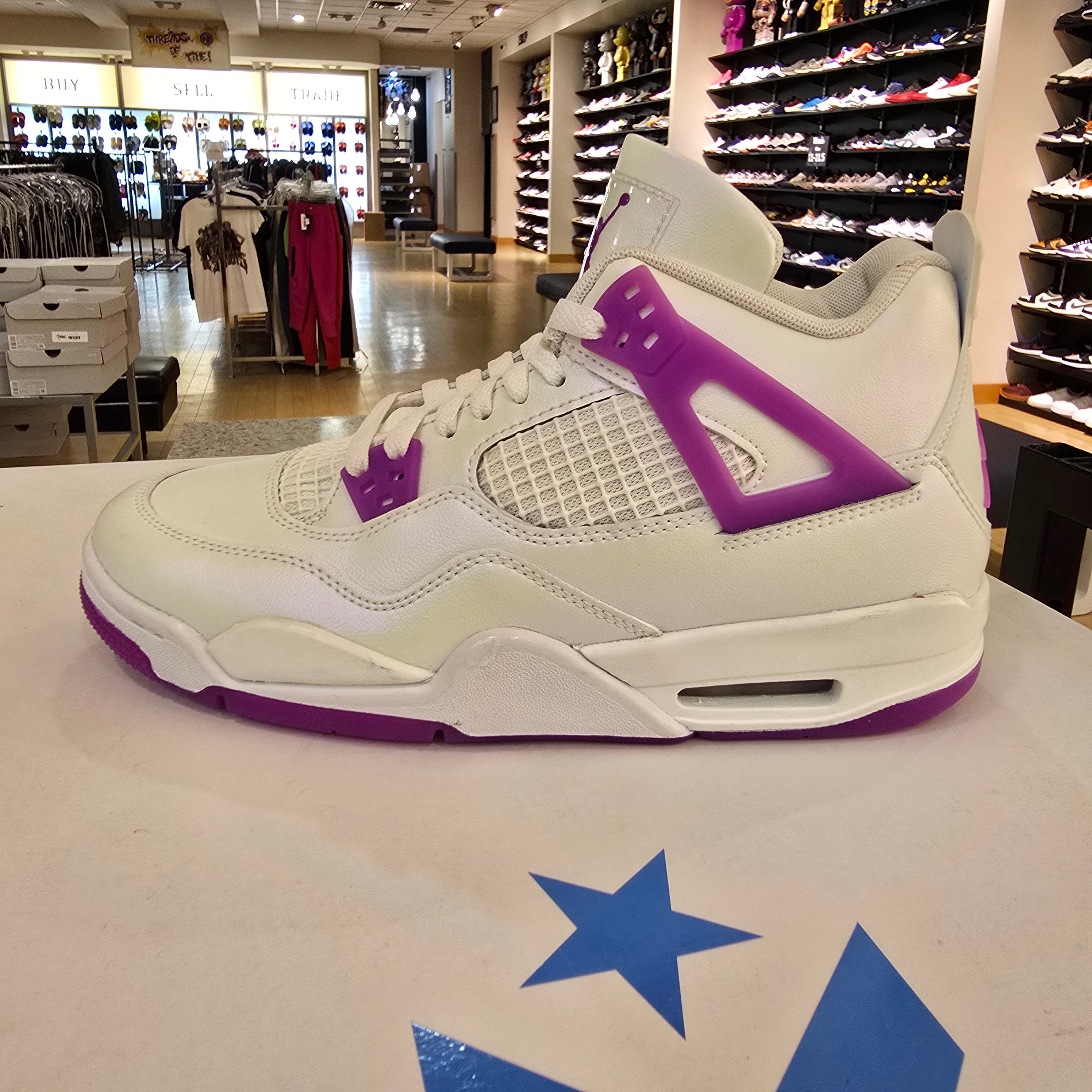 Jordan 4 Retro Hyper Violet (GS) SZ 7Y USED NO BOX