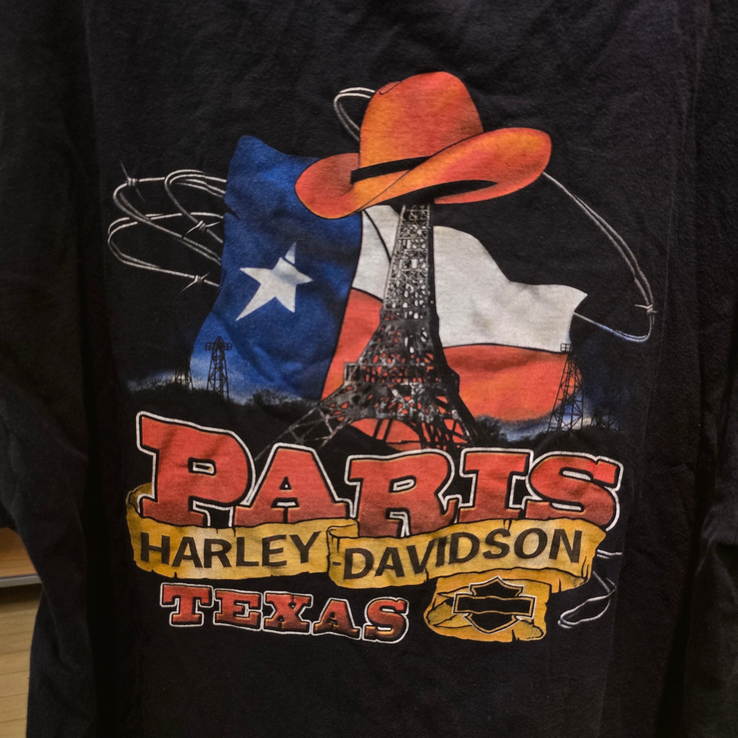 Harley Paris Texas Destination Tee Black Size XL