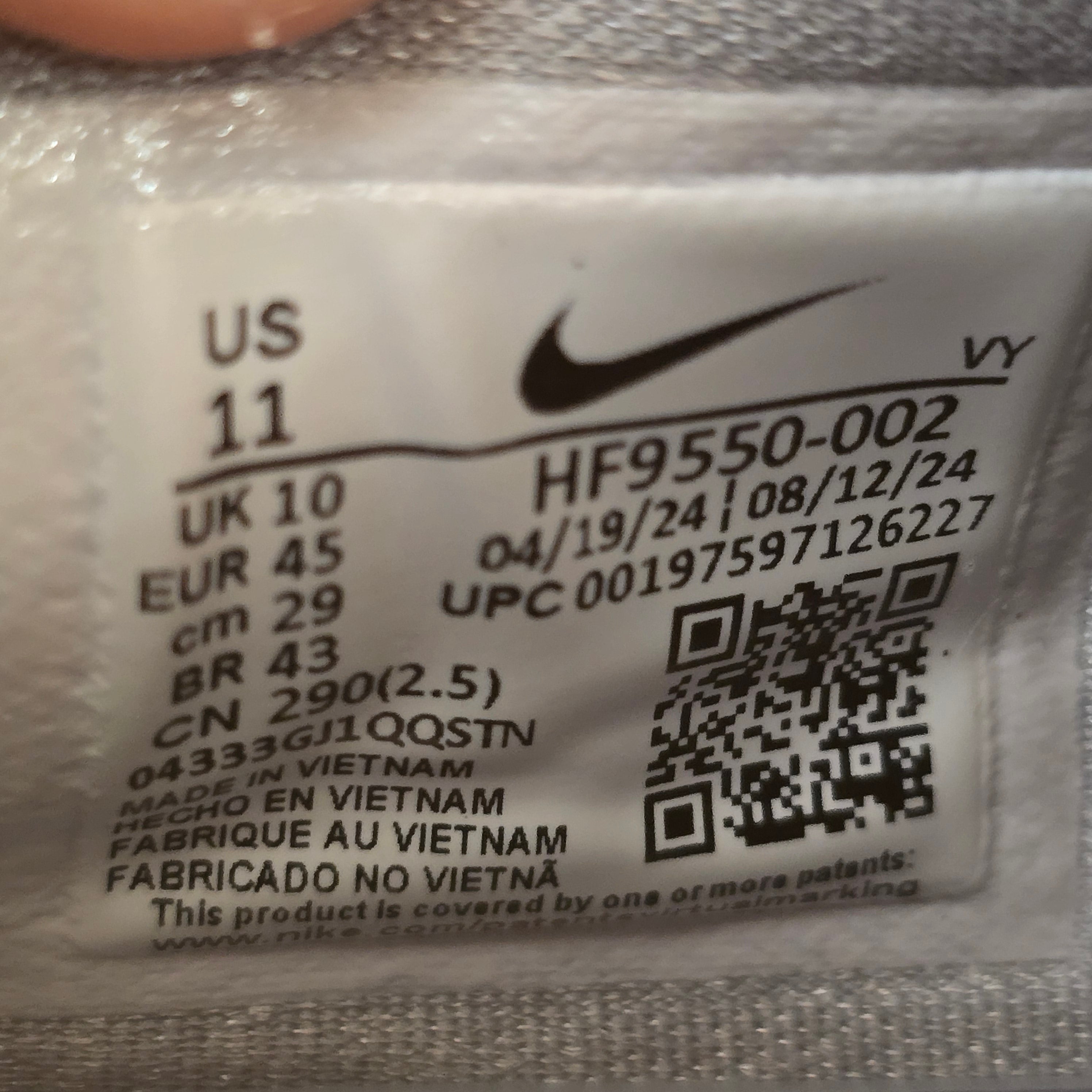 Nike Kobe 8 Protro Wolf Grey SZ 11 USED