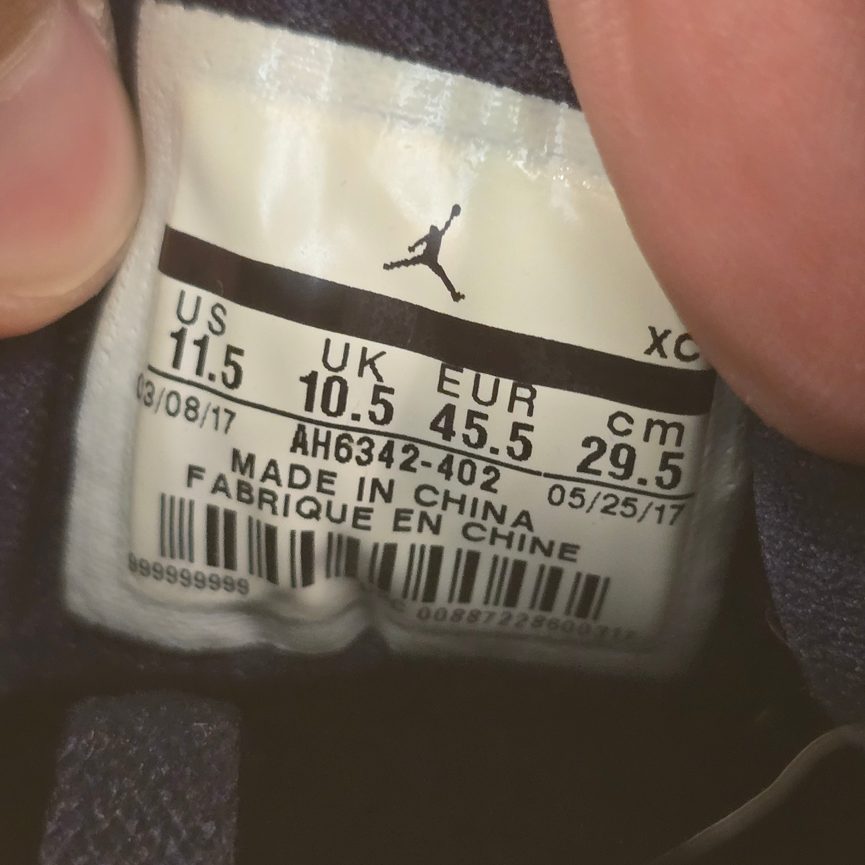 Jordan 1 Retro Mid Derek Jeter RE2PECT SZ 11.5 USED NO BOX