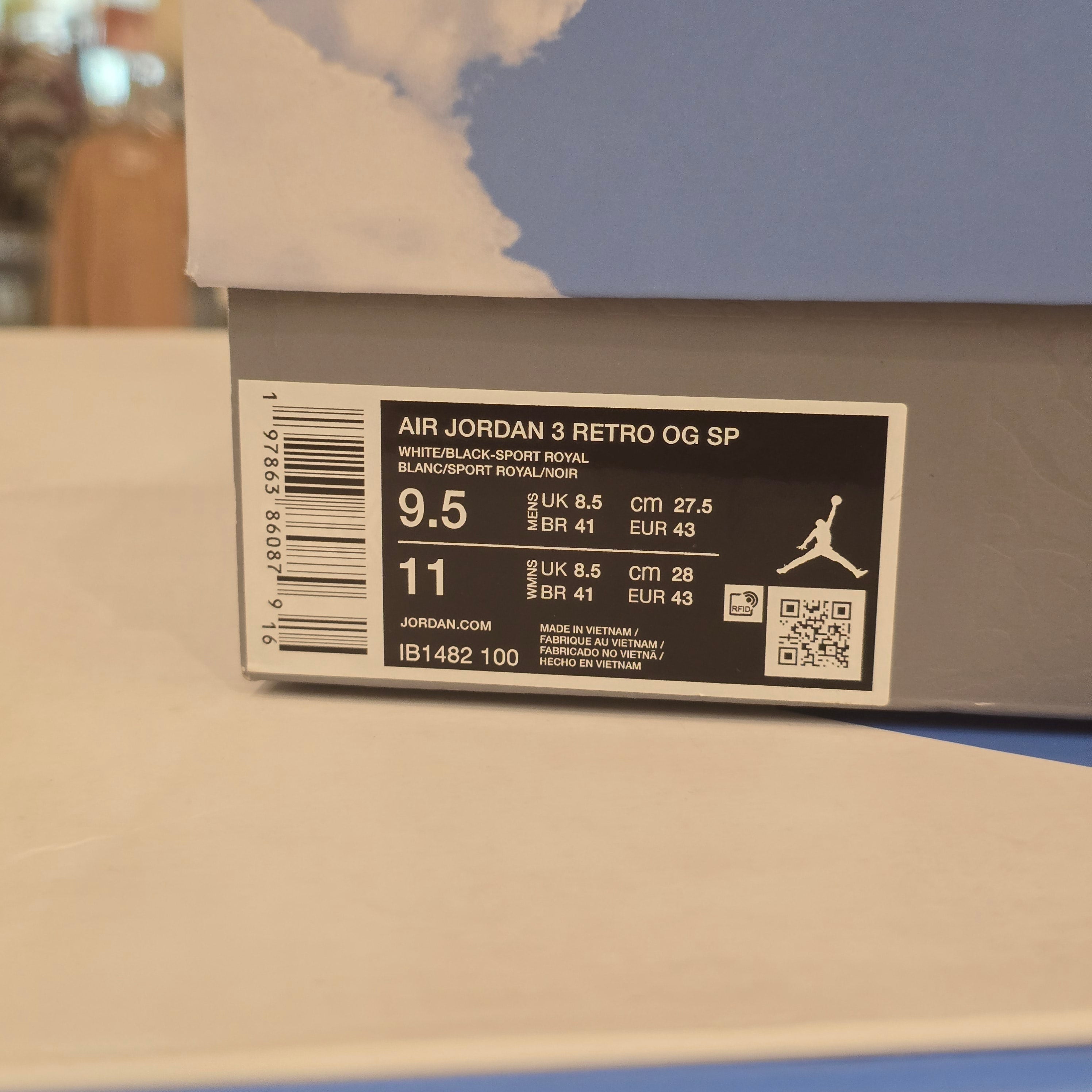 Jordan 3 Retro Seoul 2.0 SZ 9.5 USED