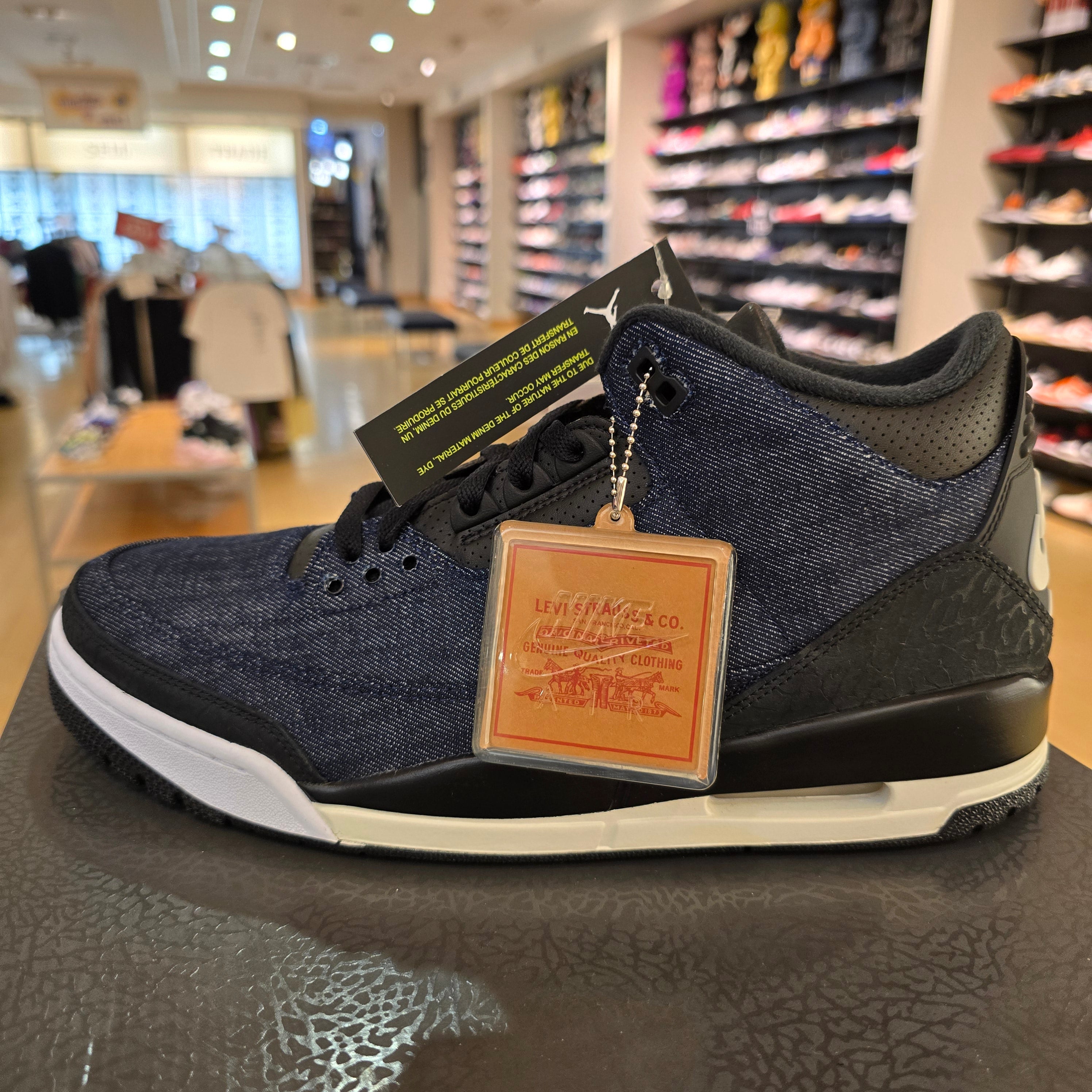Jordan 3 Retro Levi's Indigo SZ 12