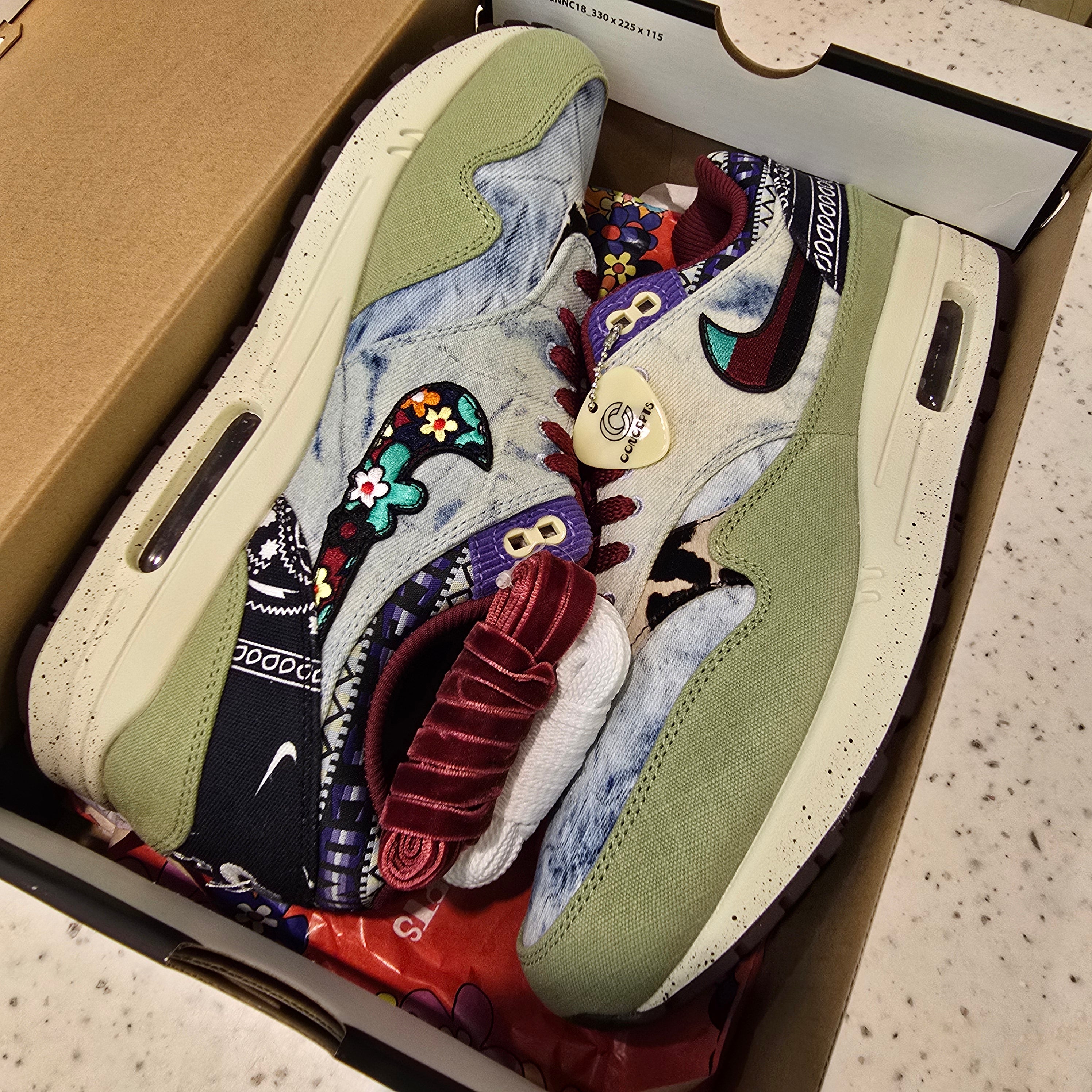 Nike Air Max 1 SP Concepts Mellow SZ 11.5