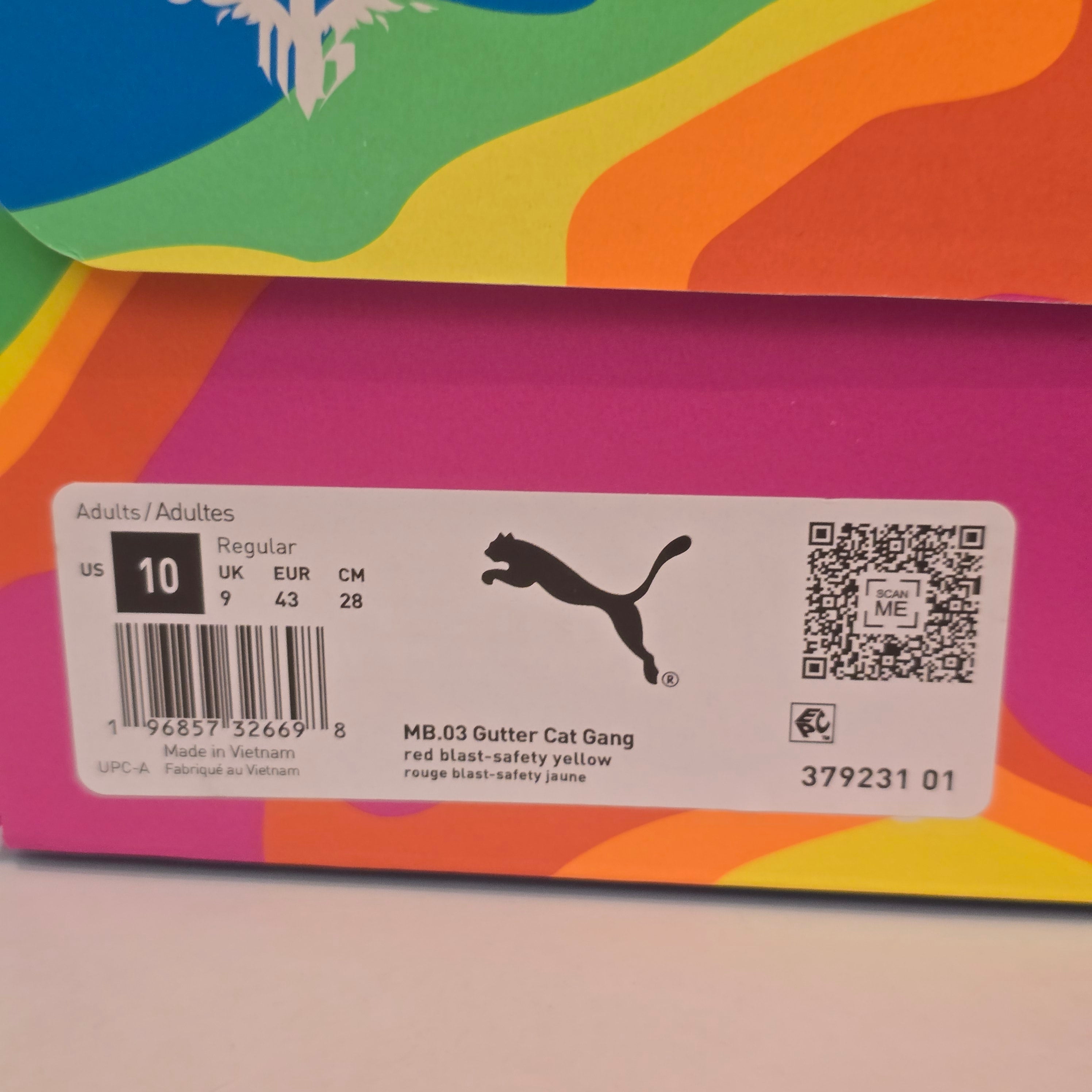 Puma LaMell Ball MB.03 GutterMelo SZ 10