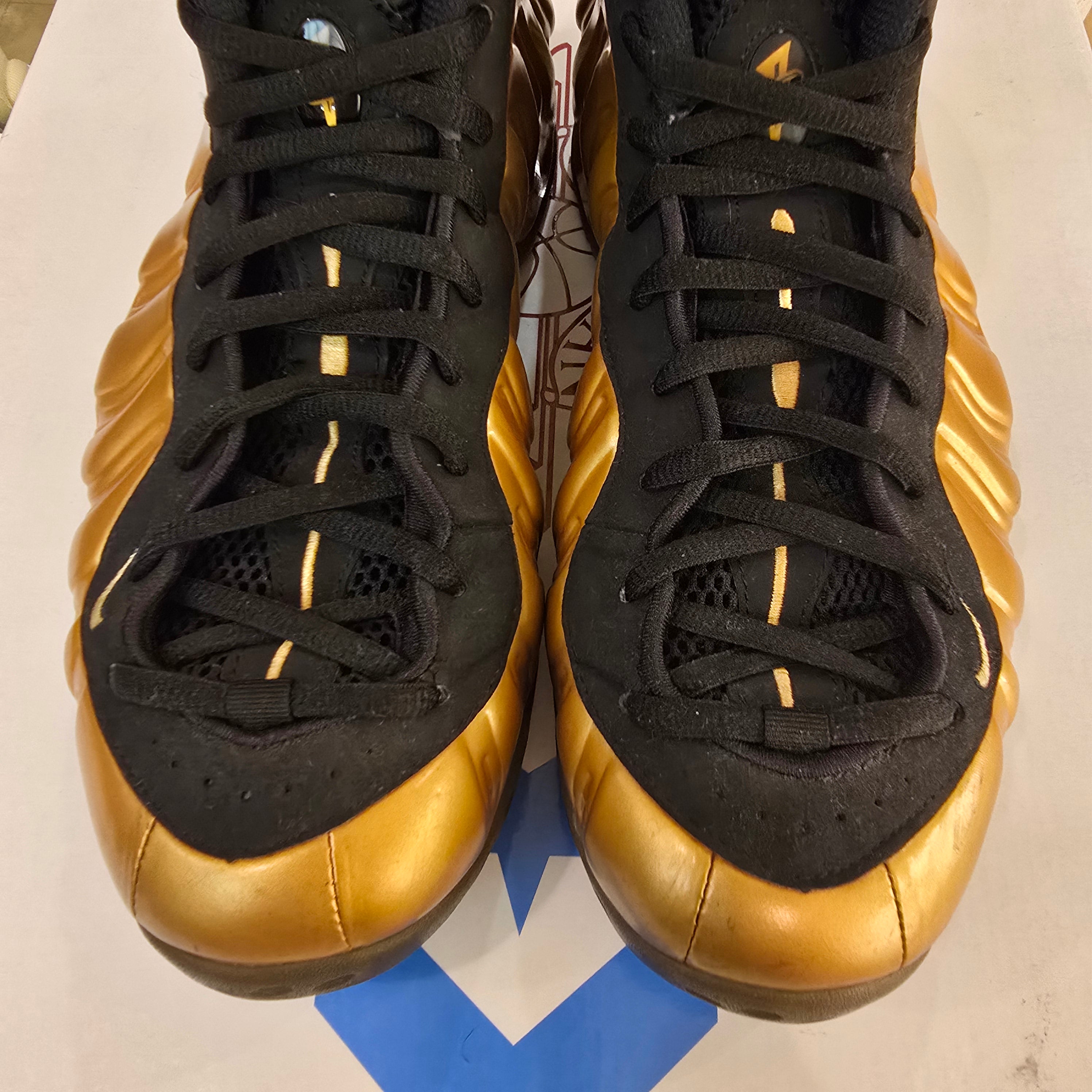 Nike Air Foamposite One Metallic Gold SZ 12 USED NO BOX