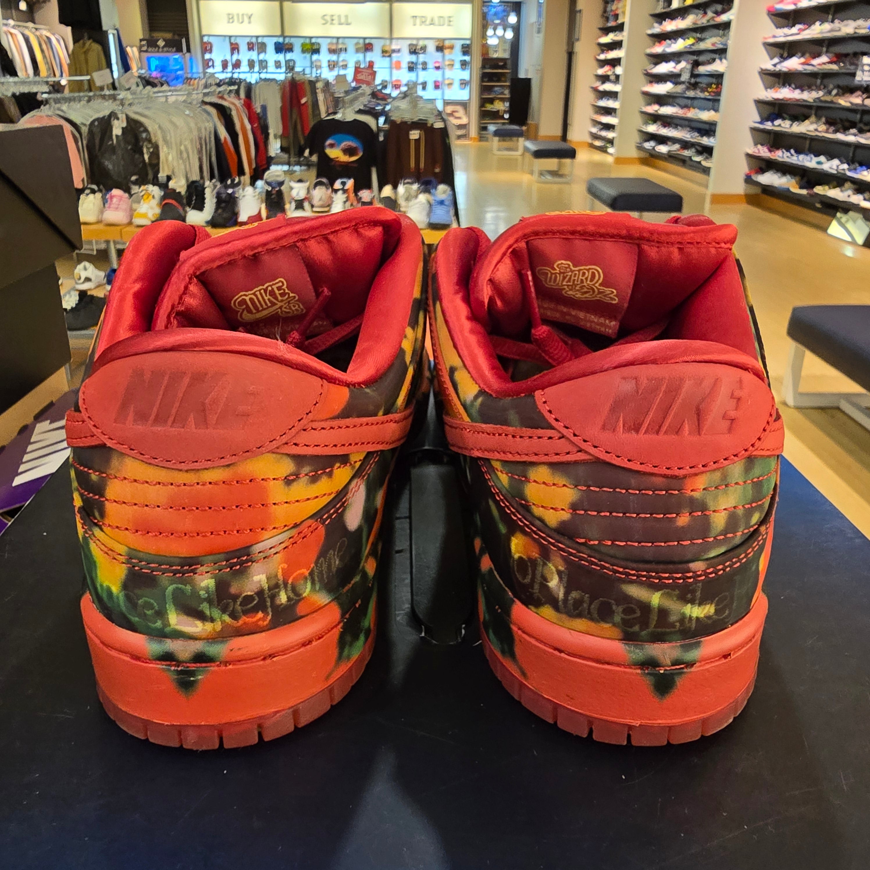 Nike SB Dunk Low Wizard Of Oz Poppy Field SZ 9 USED