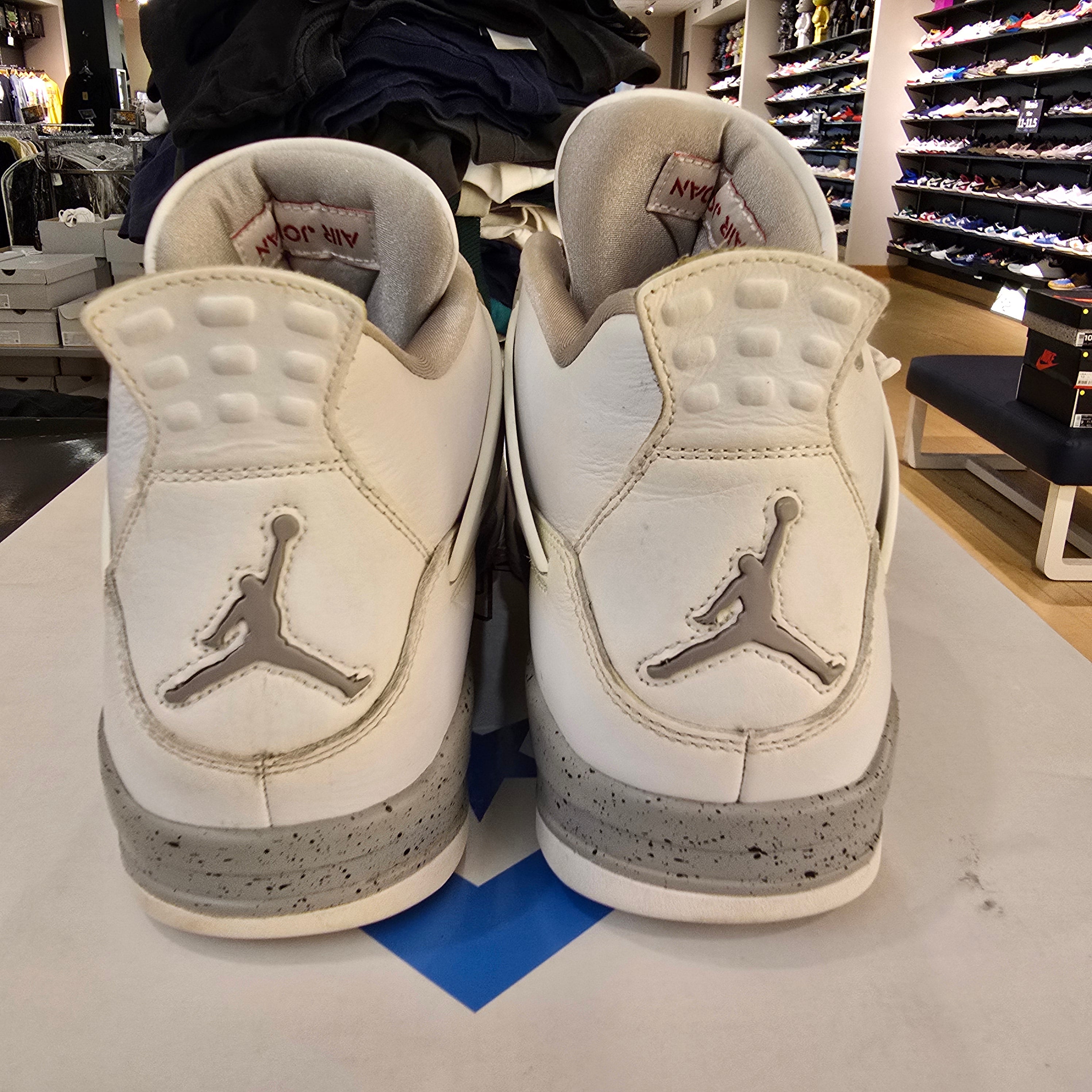 Jordan 4 Retro White Oreo (2021) SZ 10 USED