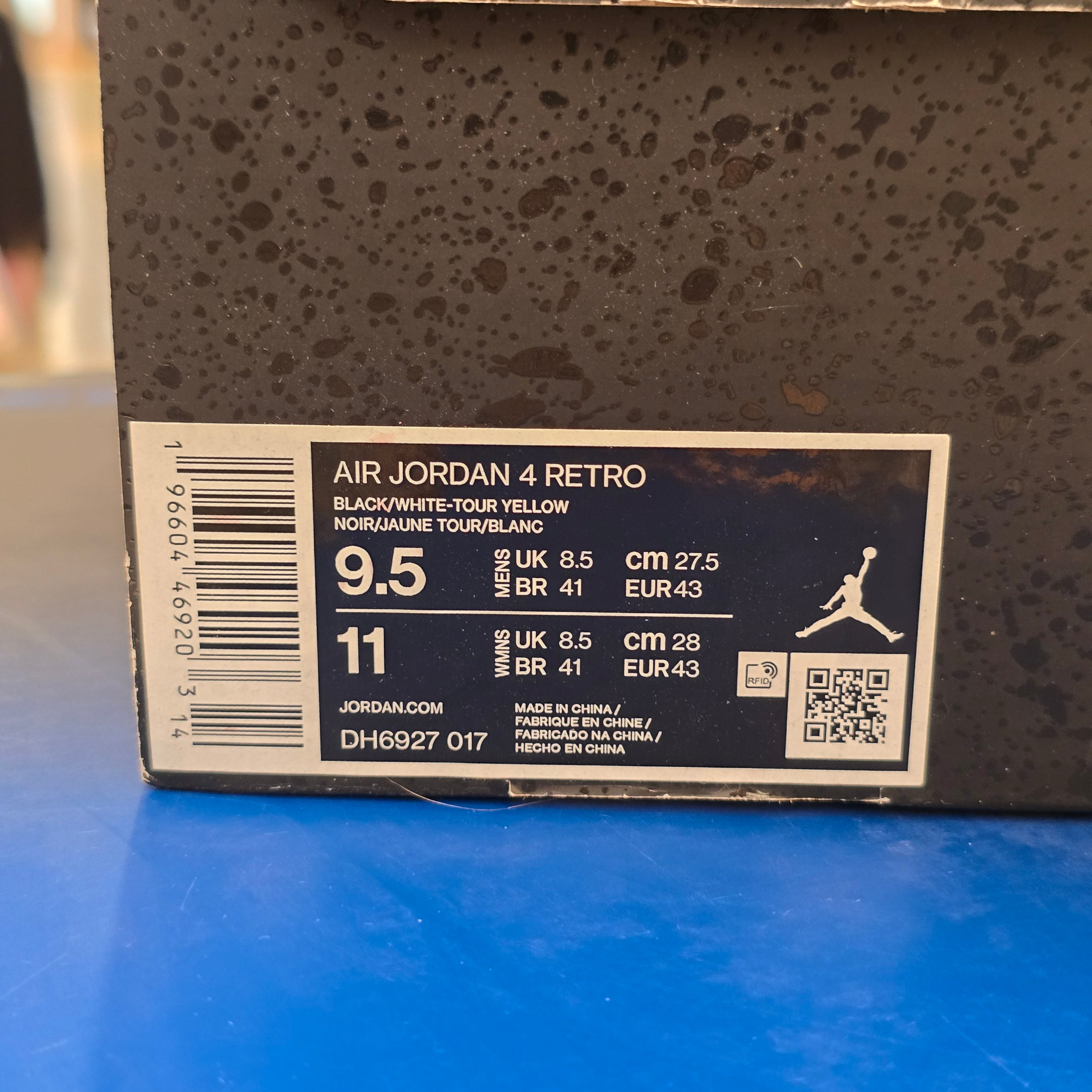 Jordan 4 Retro Thunder 2023 SZ 9.5 USED