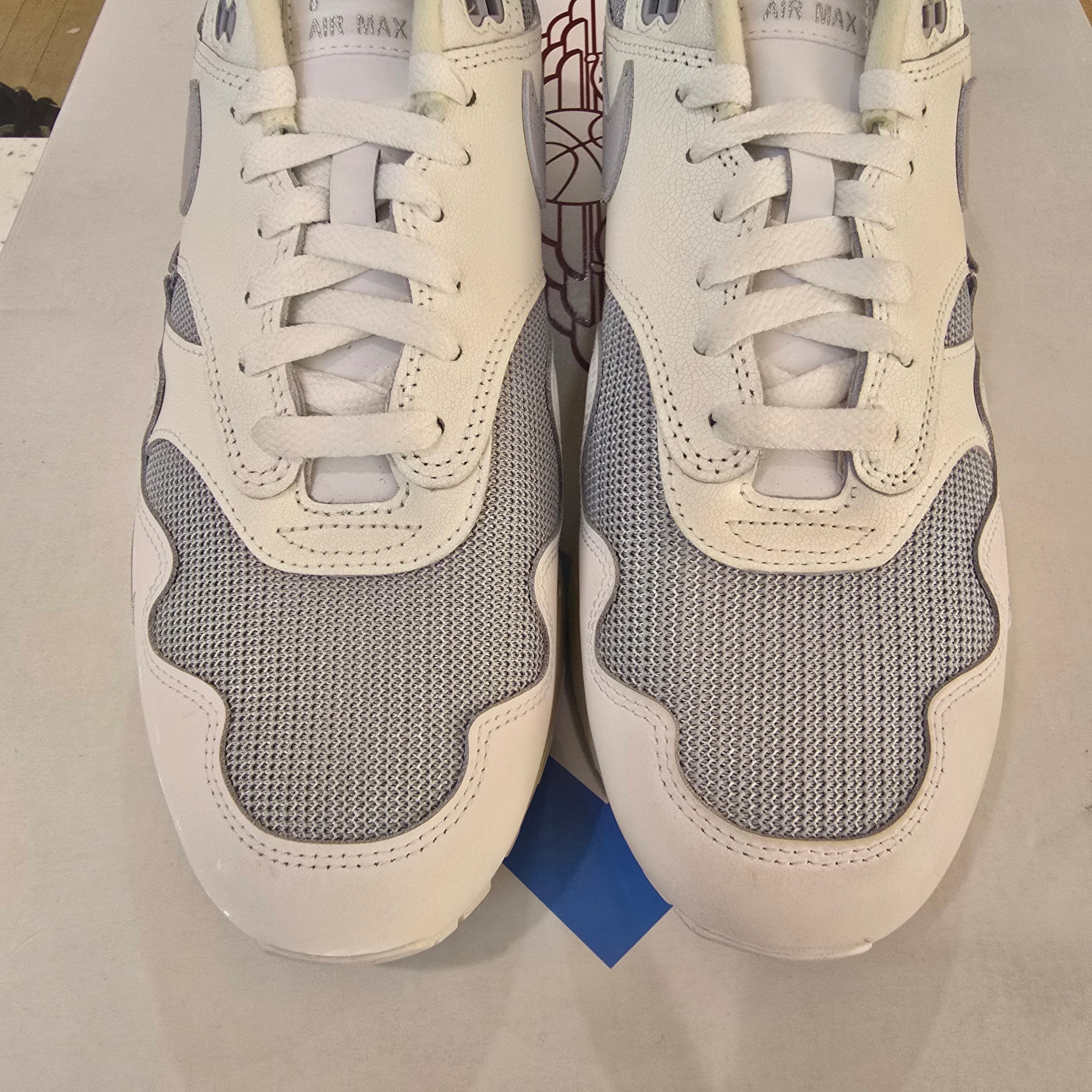 Nike Air Max 1 Patta Waves White SZ 10 USED NO BOX