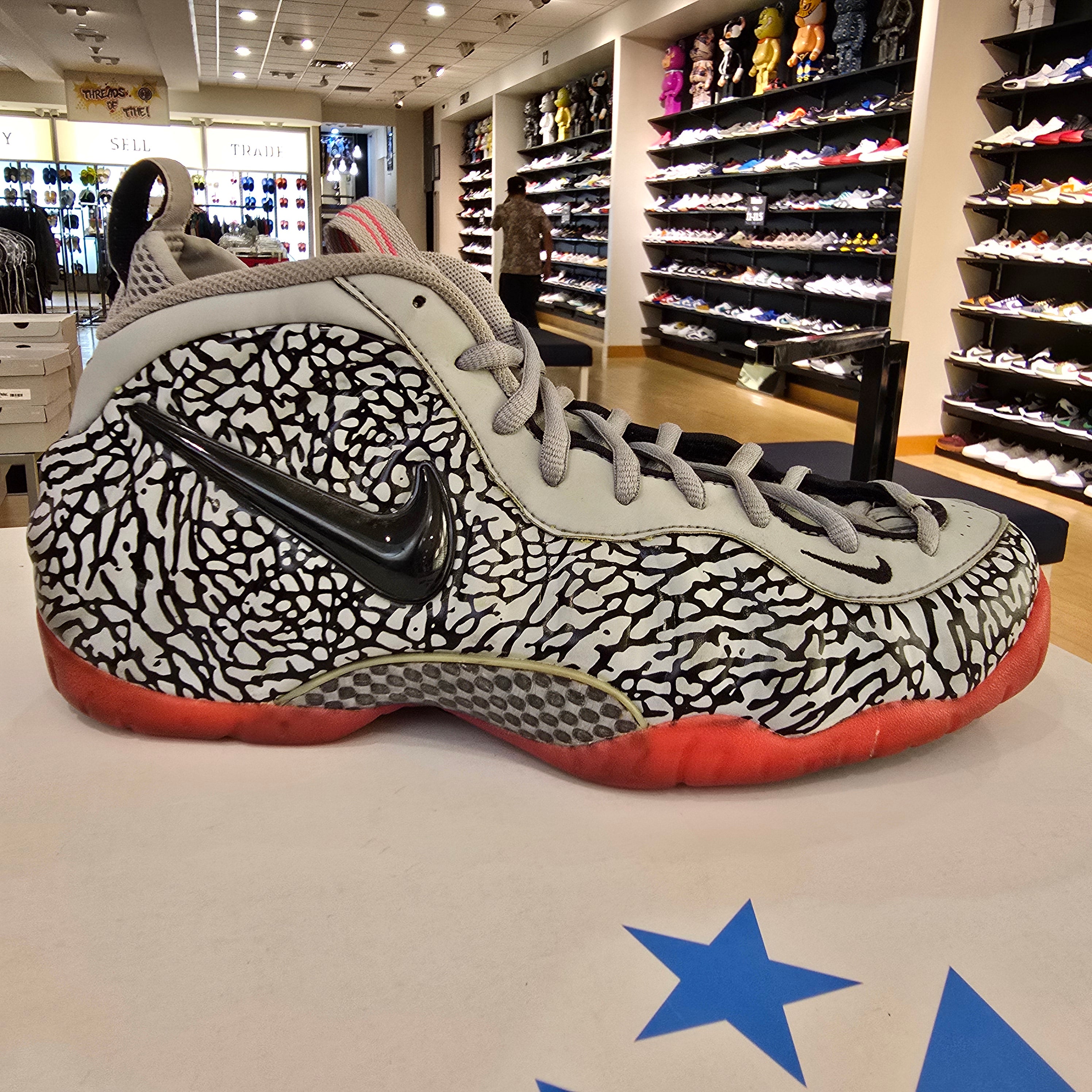 Nike Air Foamposite Pro Elephant Print SZ 12 USED NO BOX