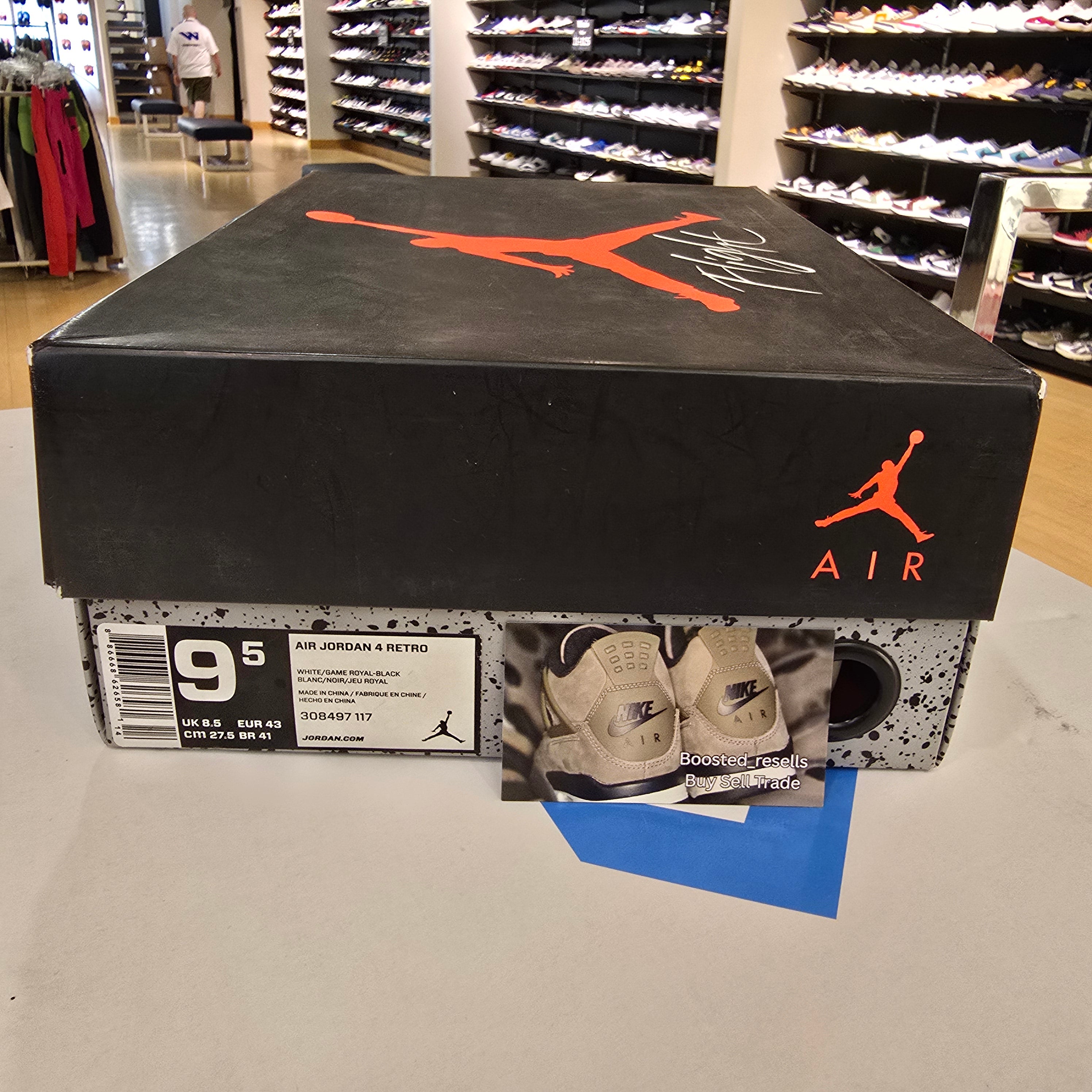 Jordan 4 Retro Motorsports (2017) SZ 9.5 USED