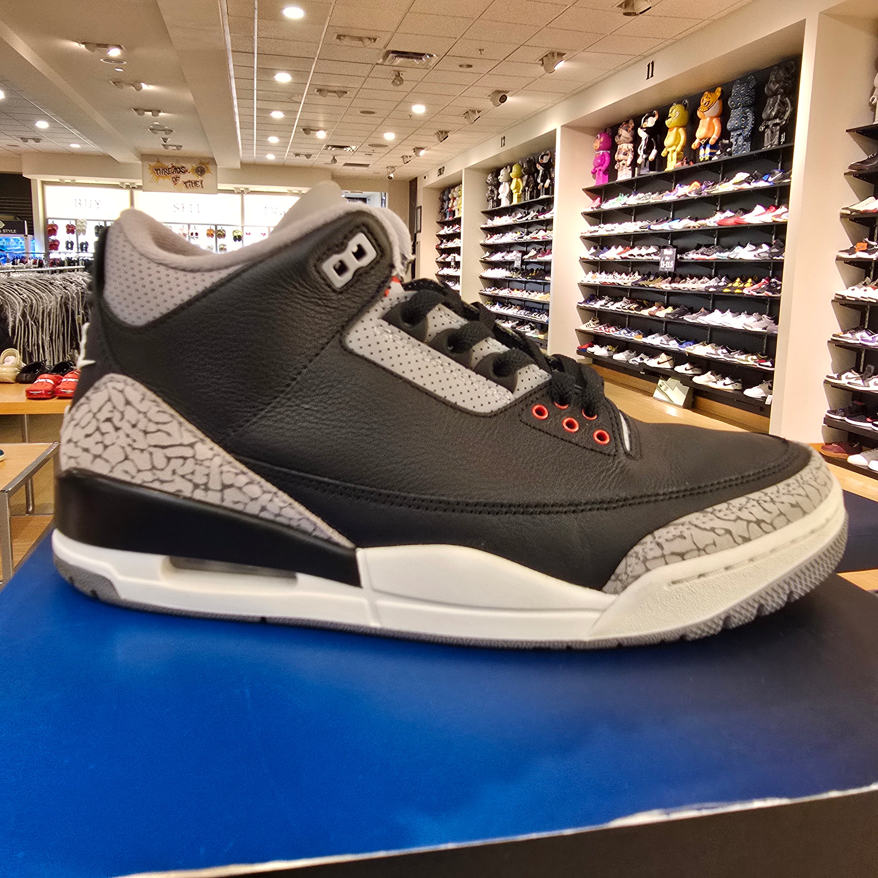 Jordan 3 Retro OG Black Cement (2024) SZ 9.5 USED