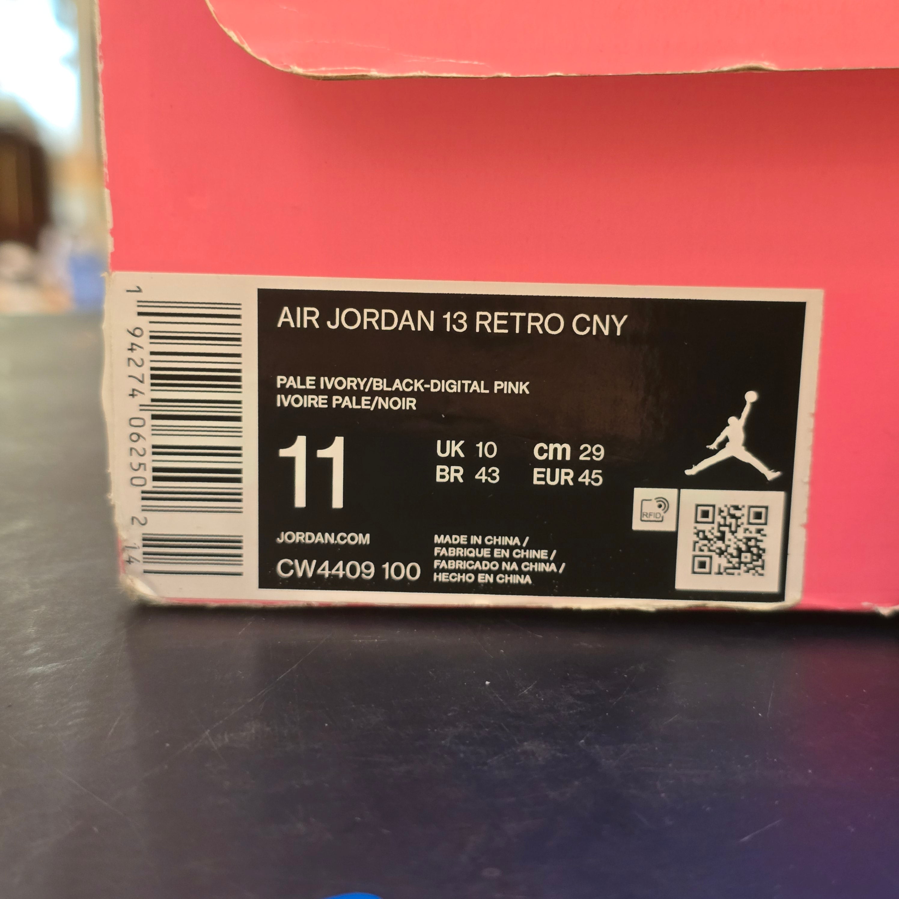 Jordan 13 Retro Chinese New Year (2020) SZ 11 USED (Stain On Right Shoe)