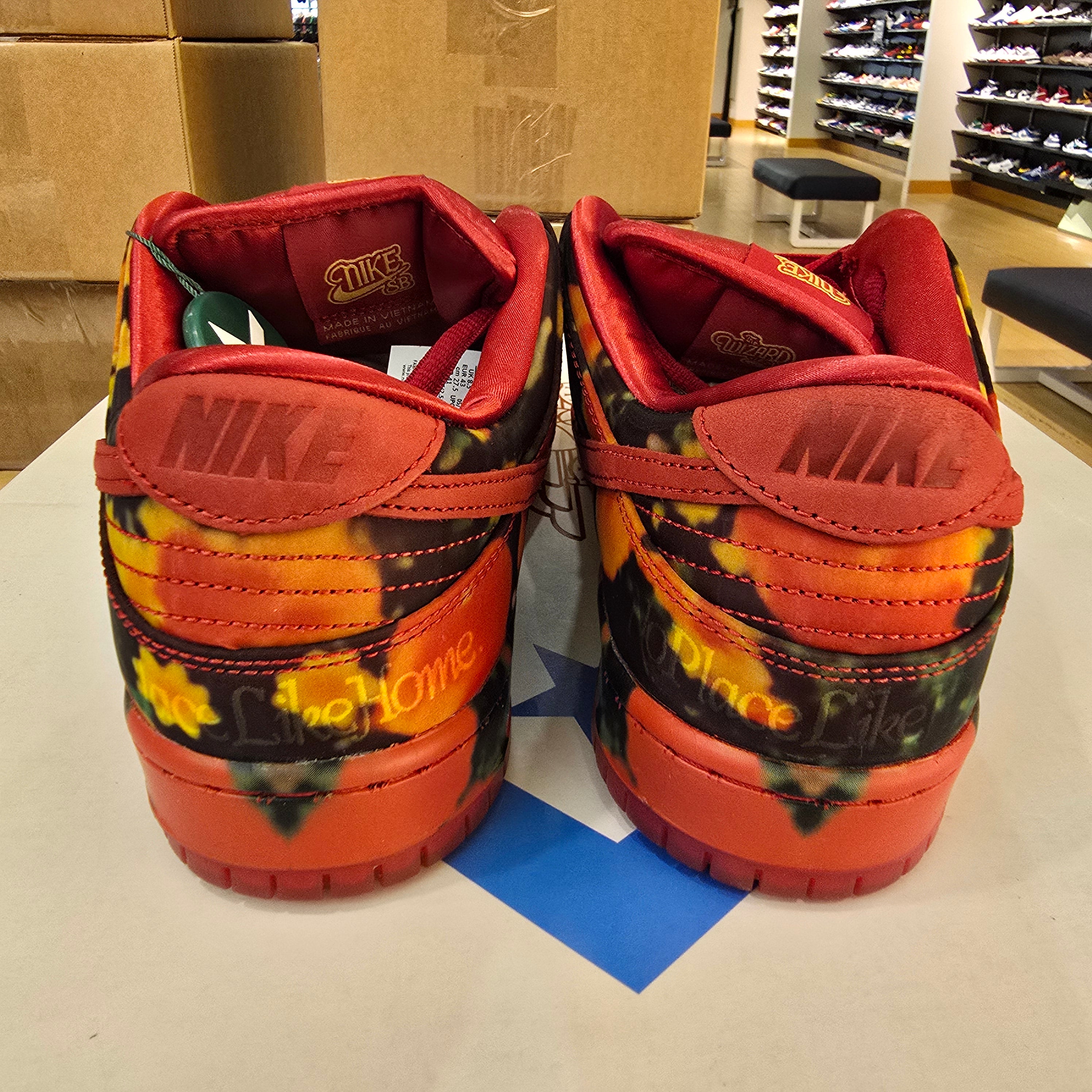Nike SB Dunk Low The Wizard of Ozz Poppy Field SZ 9.5