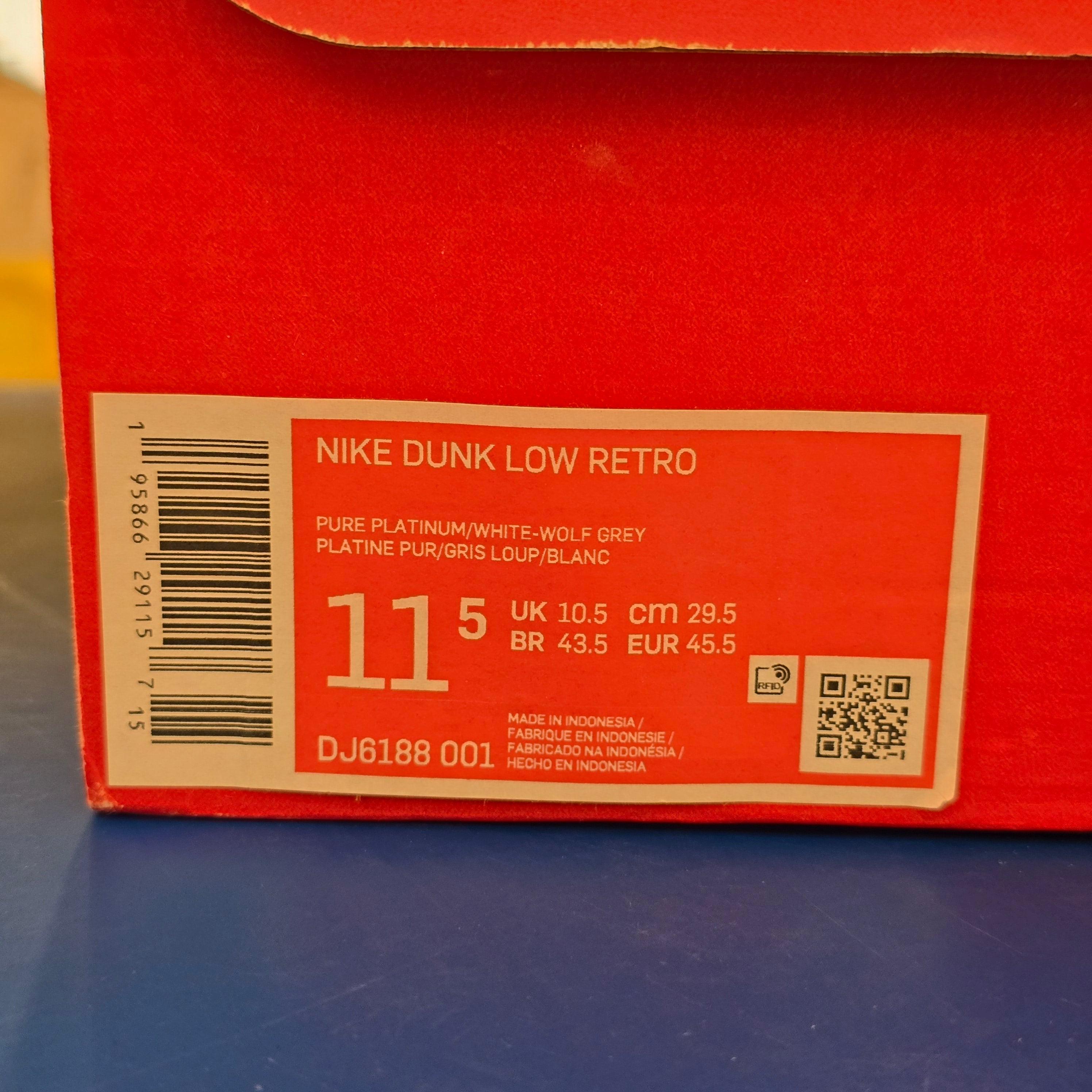 Nike Dunk Low Two Toned Grey SZ 11.5 USED