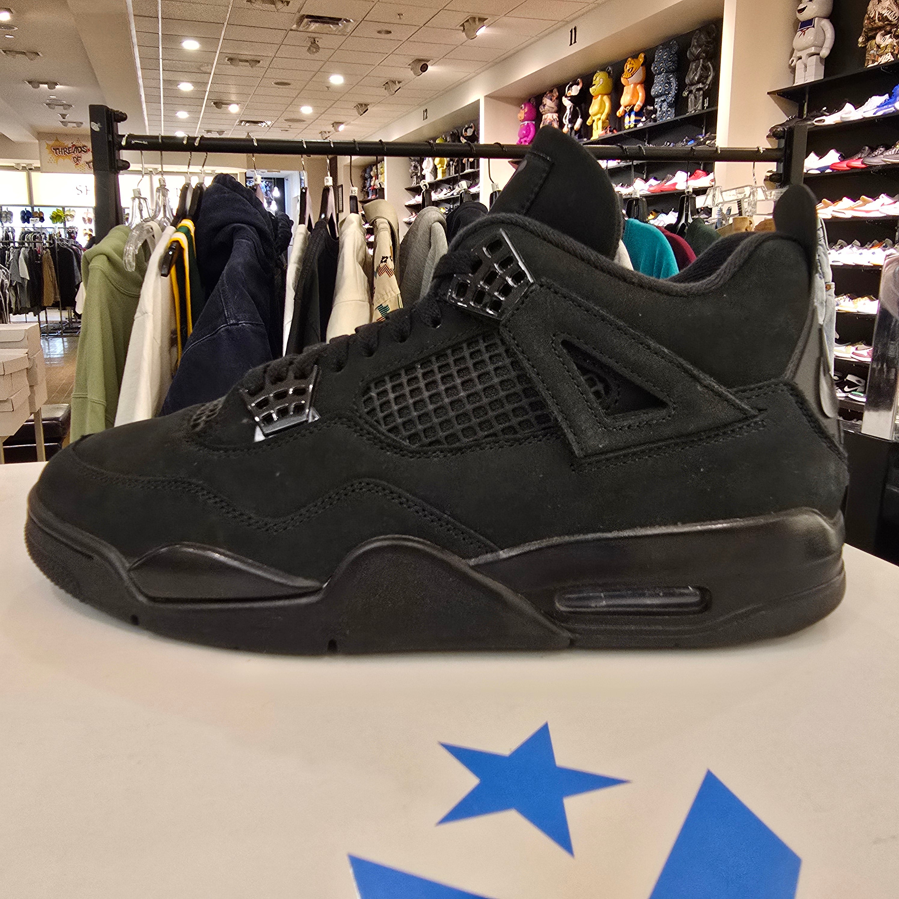 Jordan 4 Retro Black Cat (2025) SZ 11 USED