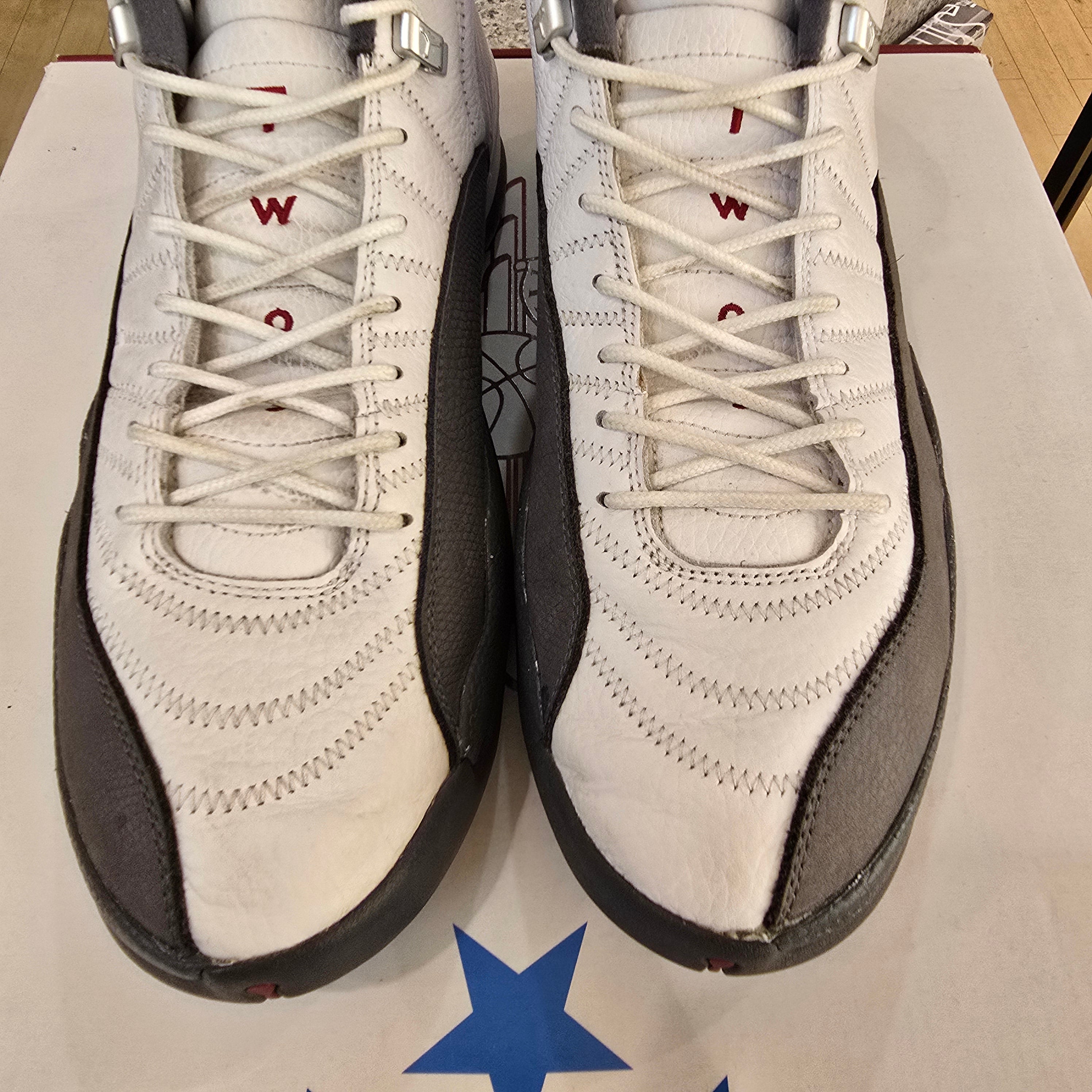 Jordan 12 Retro White Dark Grey SZ 12 USED NO BOX