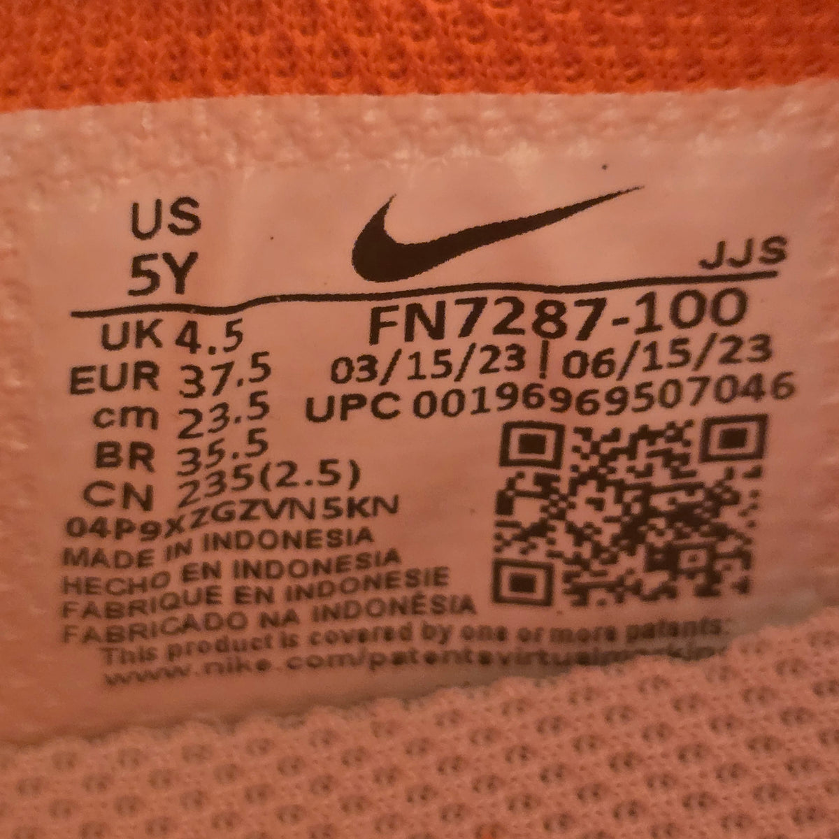 Nike Air Max 1 SE Everything You Need (GS) SZ 5Y