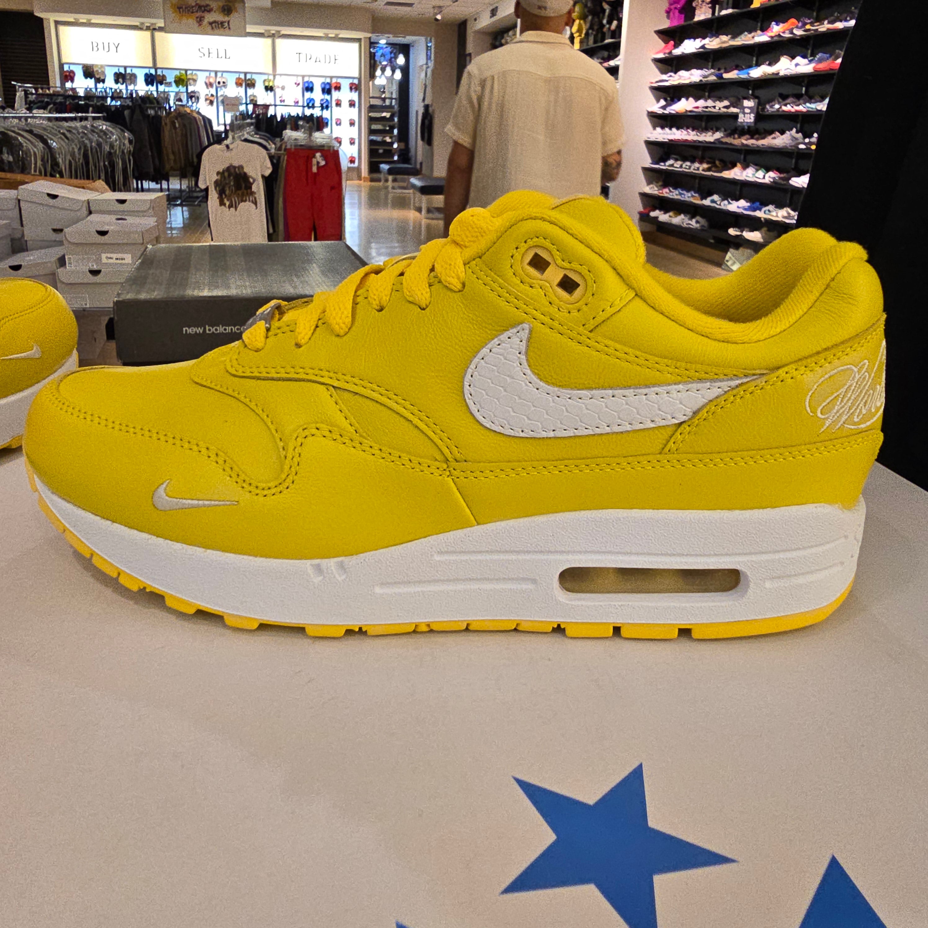 Nike Air Max 1 '87 SP Supreme Speed Yellow SZ 8