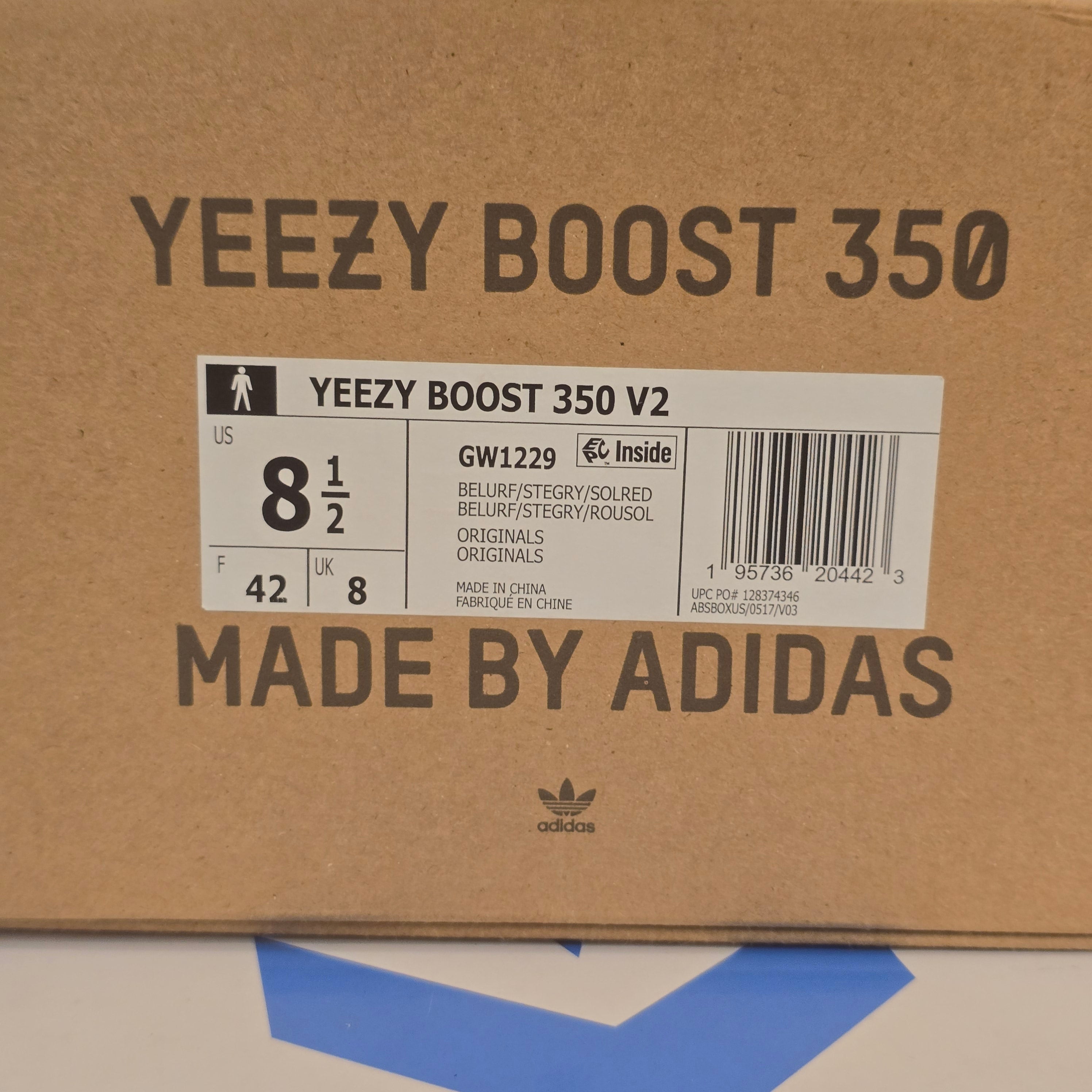 Adidas Yeezy Boost 350 V2 Beluga Reflective SZ 8.5 USED