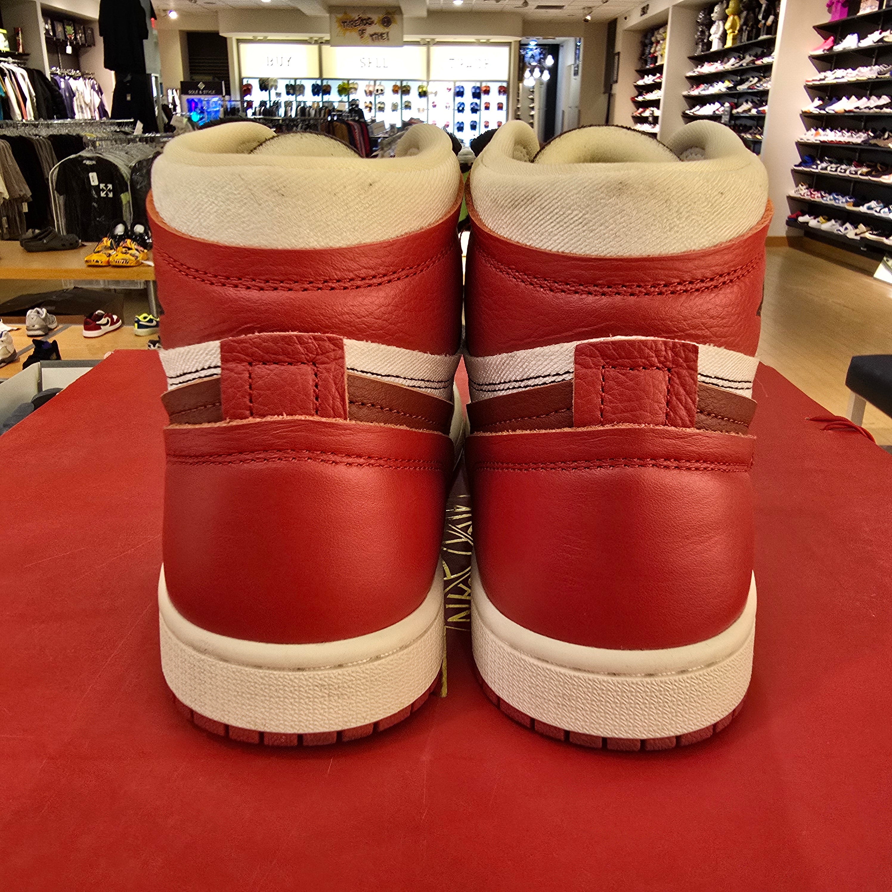 Jordan 1 High Method of Make Sport Red (Women's) SZ 7/5.5M USED NO BOX