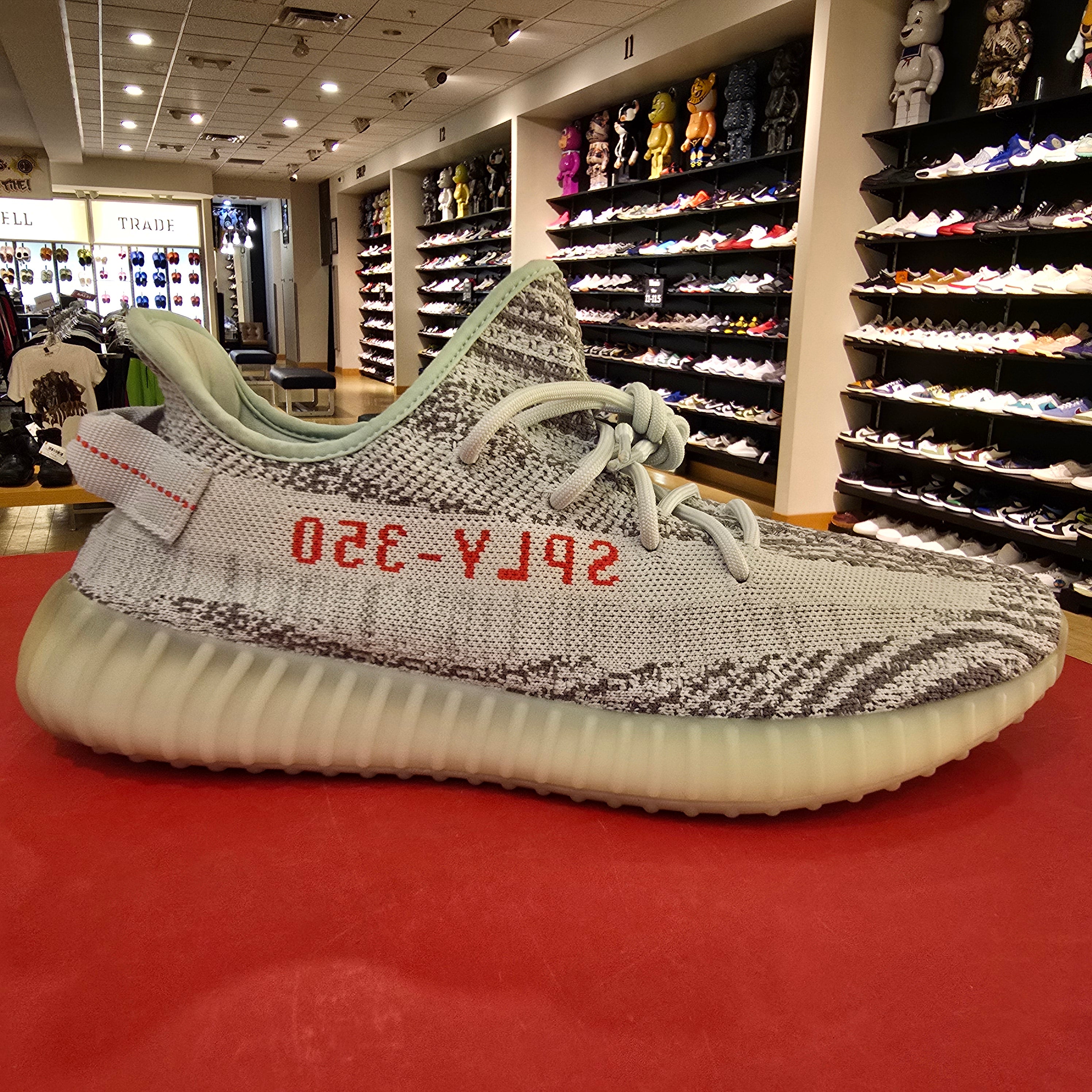 Adidas Yeezy Boost 350 V2 Blue Tint SZ 12 WORN 1X